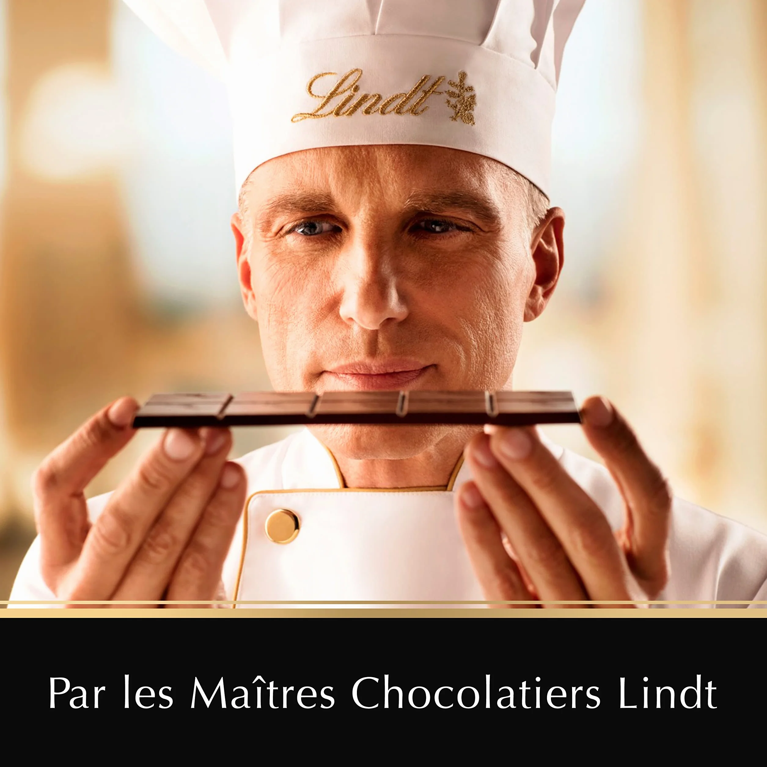 Lindt - Mini Carrés EXCELLENCE - Chocolat Noir 70% Cacao, 1,1kg