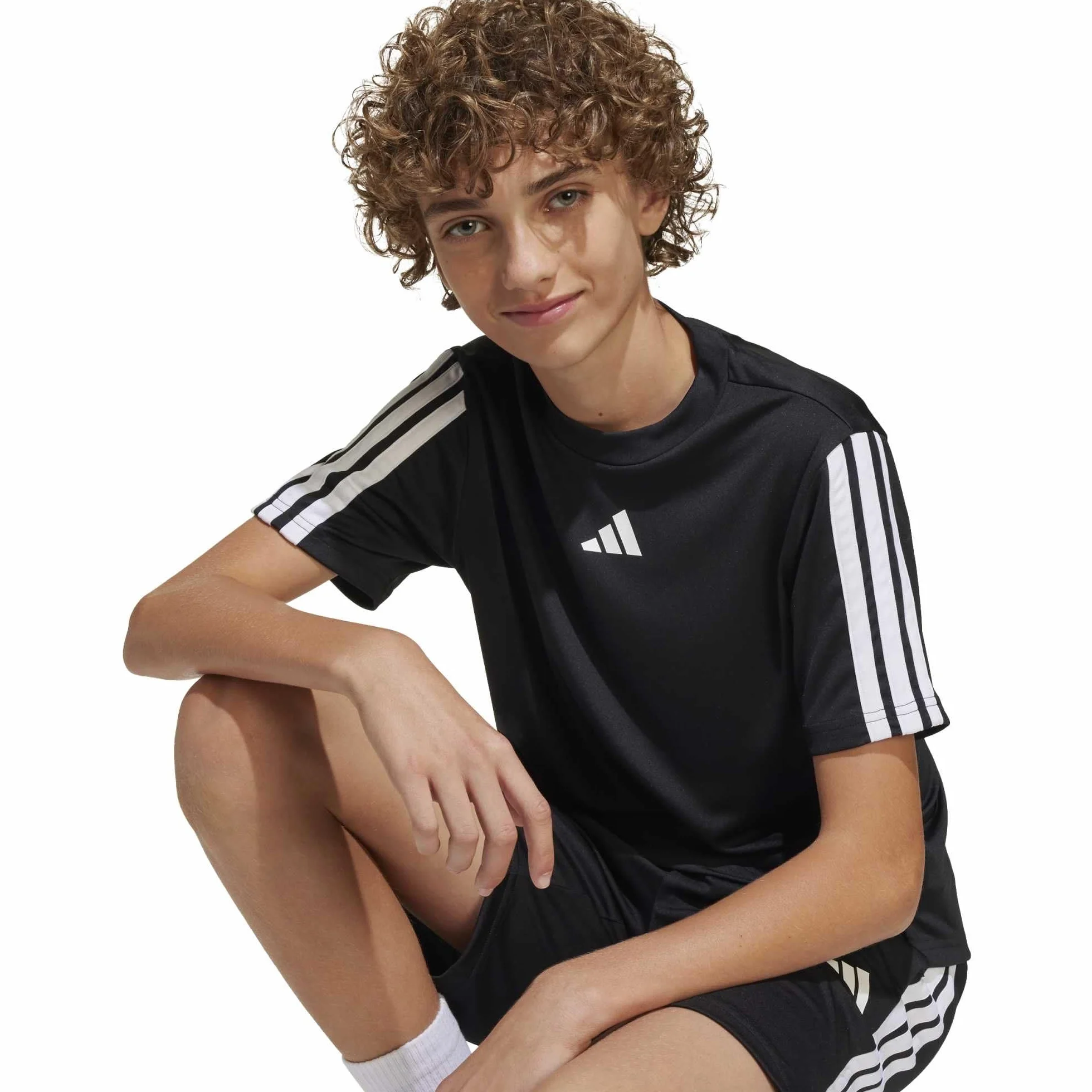 adidas Train Essentials 3-Stripes T-Shirt Garçon