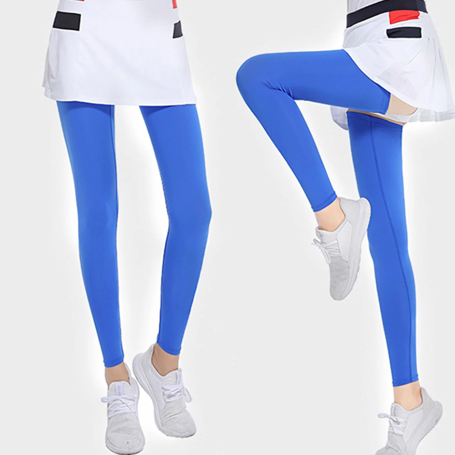 Manchon en soie glacée pour femme - Protection solaire - Accessoires cyclisme extérieur
