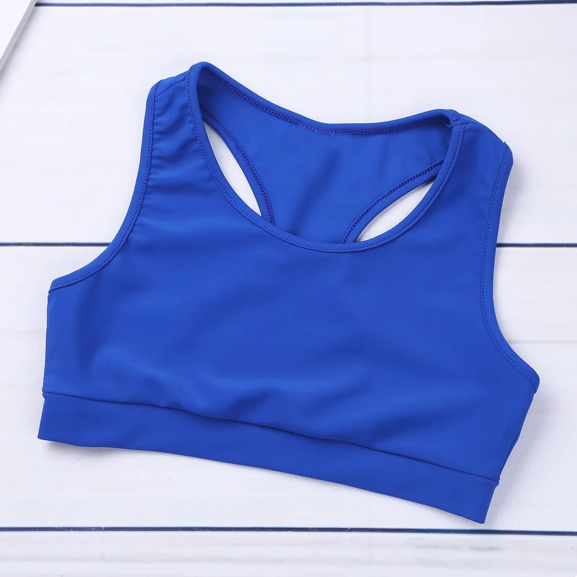 Ensemble Danse Fille Haut Brassière Short Tankini Gymnastique Yoga Fitness 3-12 Ans