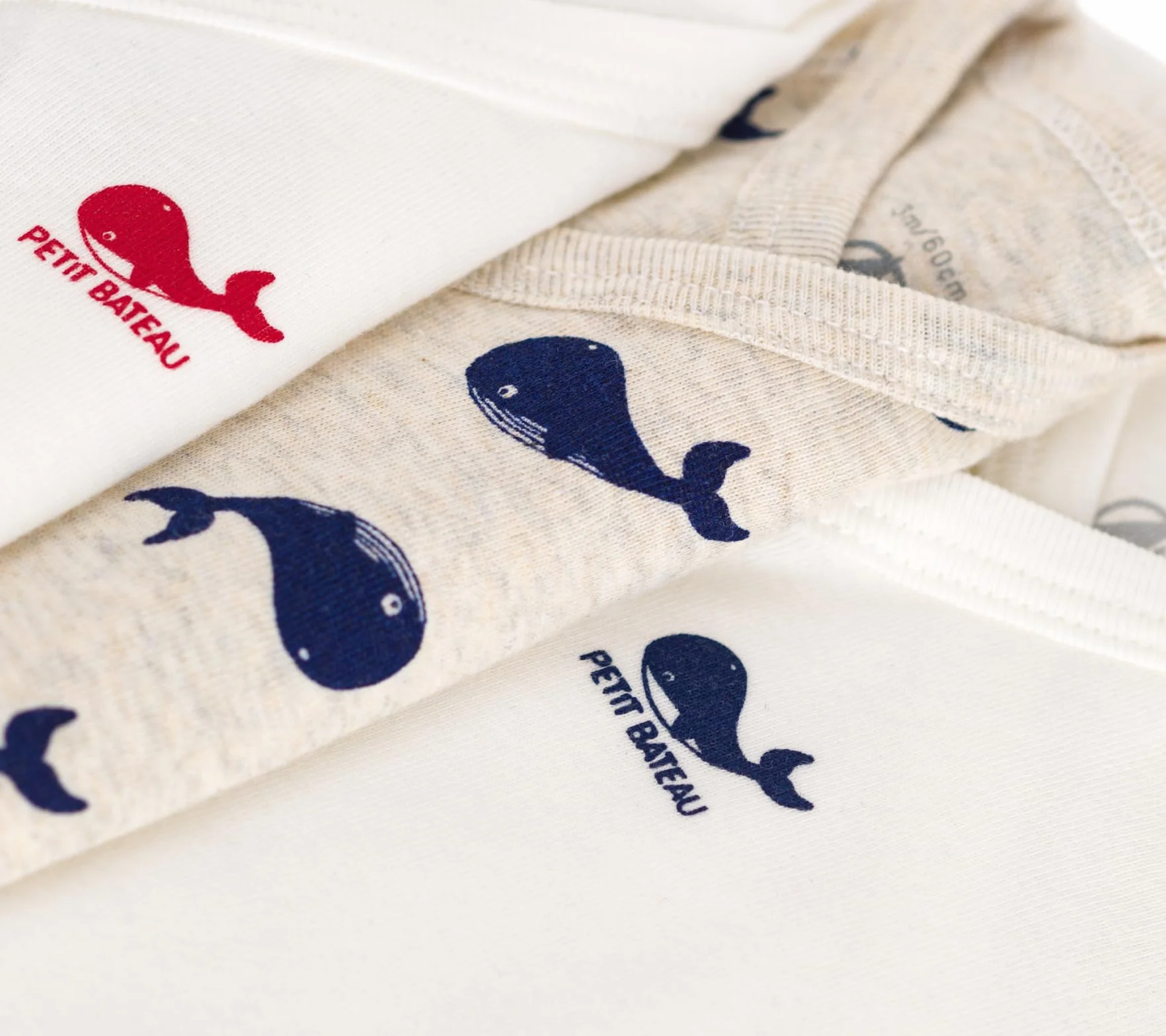 Petit Bateau Bodies Naissance Manches Courtes Mixte bébé lot de 3