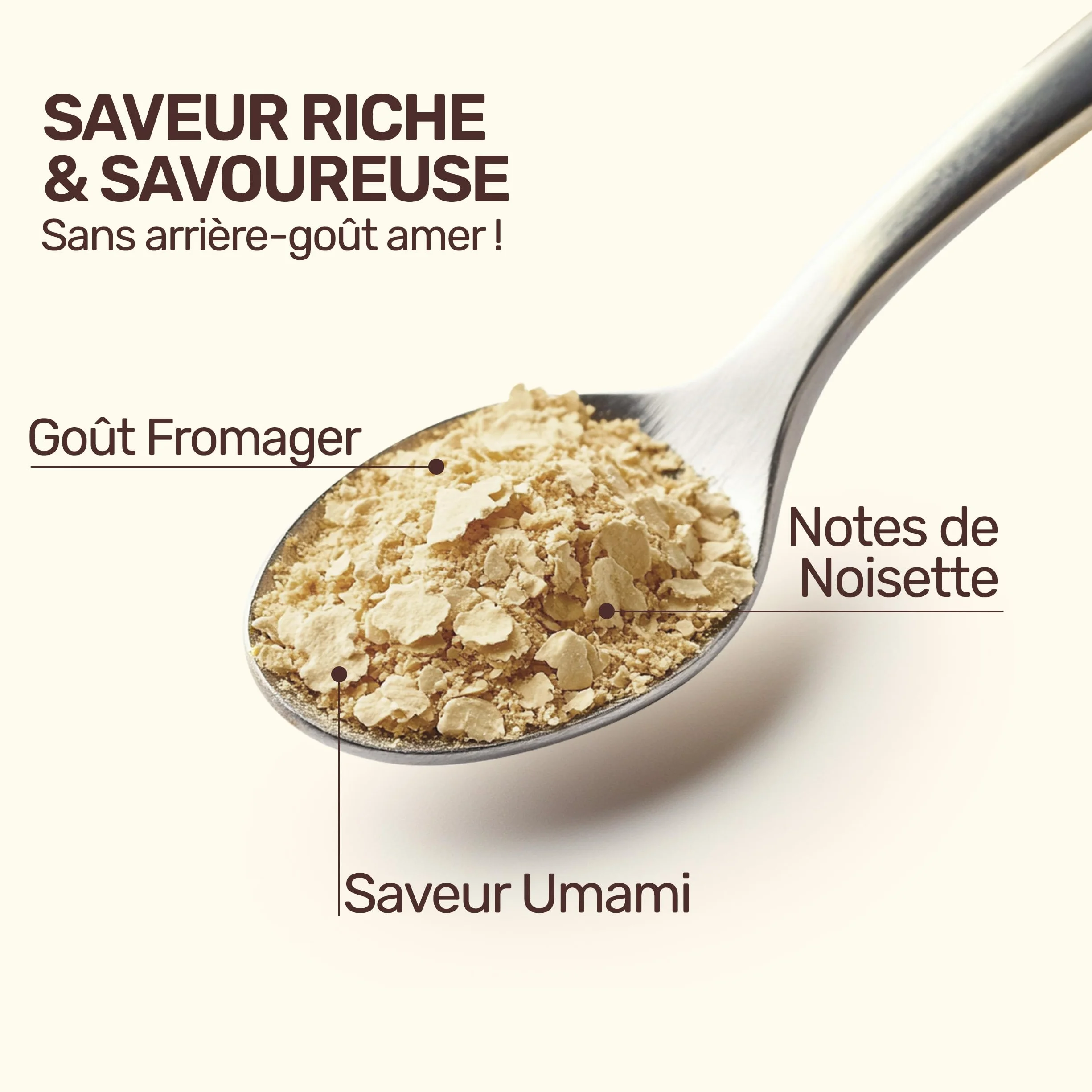 EASY YUMMY – Flocons Nooch (300 g), levure nutritionnelle non enrichie 100% végétalienne, sans additifs