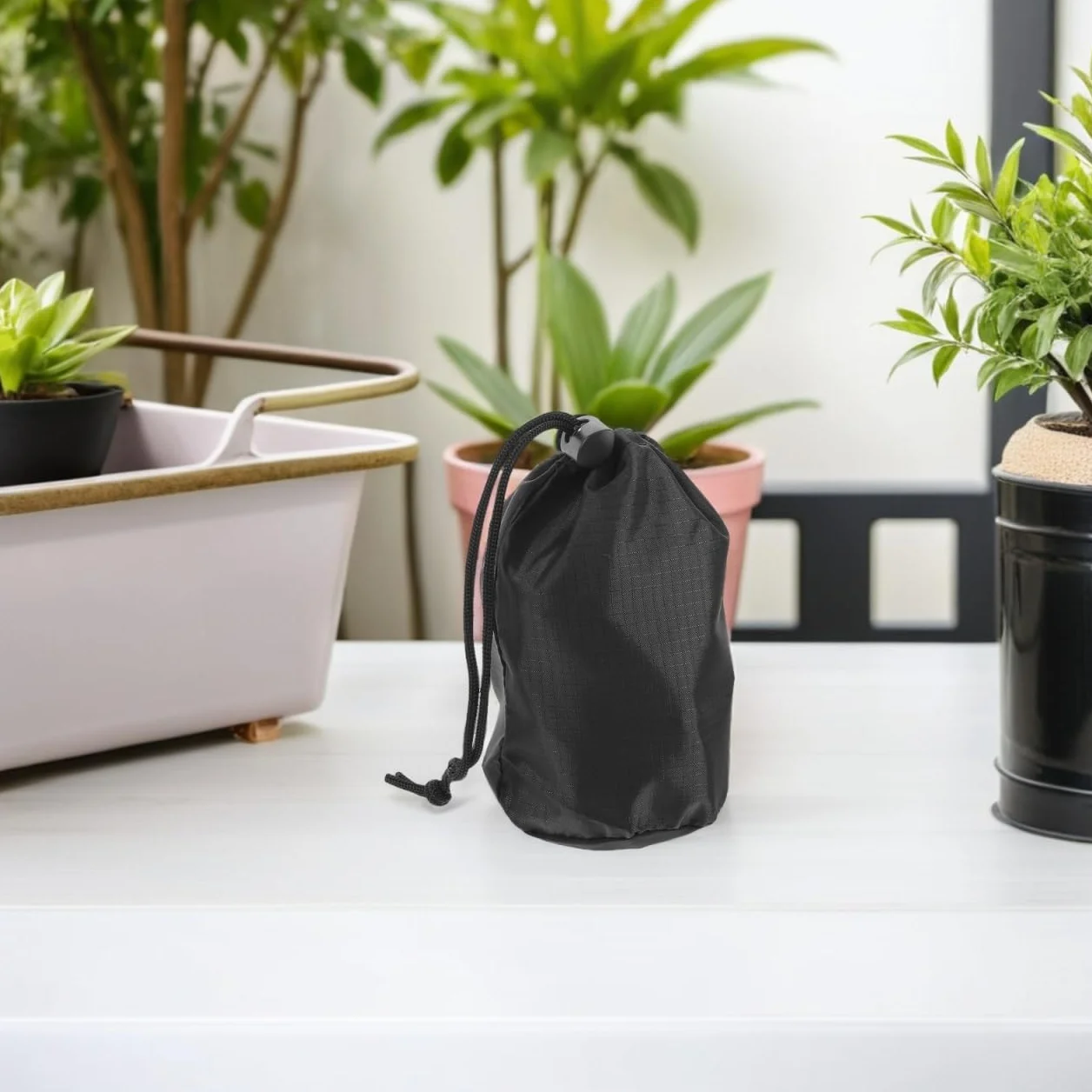 Sac de Rangement Imperméable Lot de 2 Pochettes à Cordon pour Vêtements de Pluie Voyage Étanche Camping Randonnée Vélo