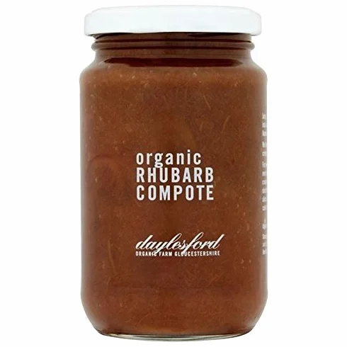 Daylesford Rhubarbe Compote Bio 350G - Paquet de 2