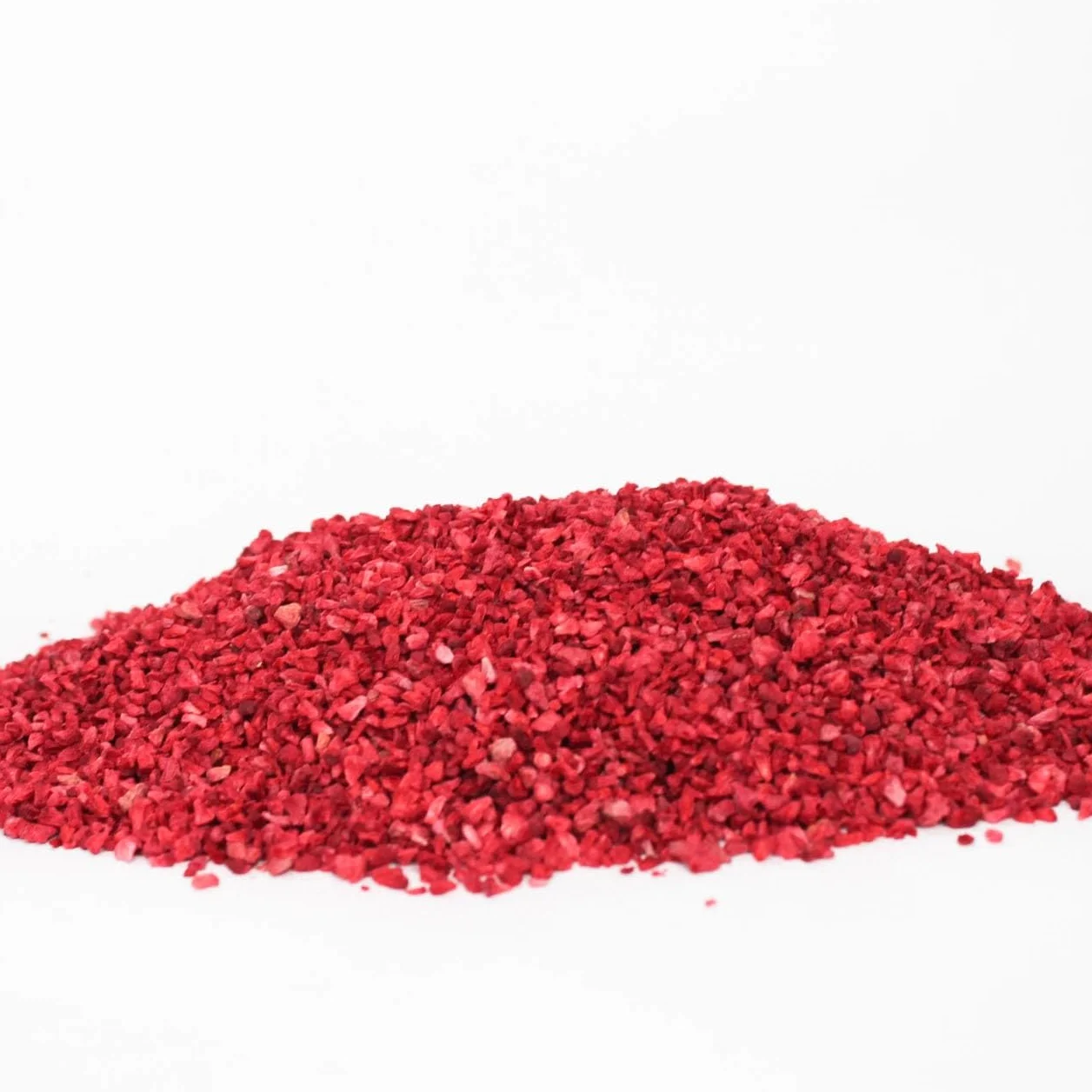 Framboises Lyophilisées en Morceaux 100g - Fruits Lyophilisés - Framboises Déshydratés en Morceaux - Framboises Séchées pour la Pâtisserie, la Décoration de Gâteaux, les Céréales et les Desserts