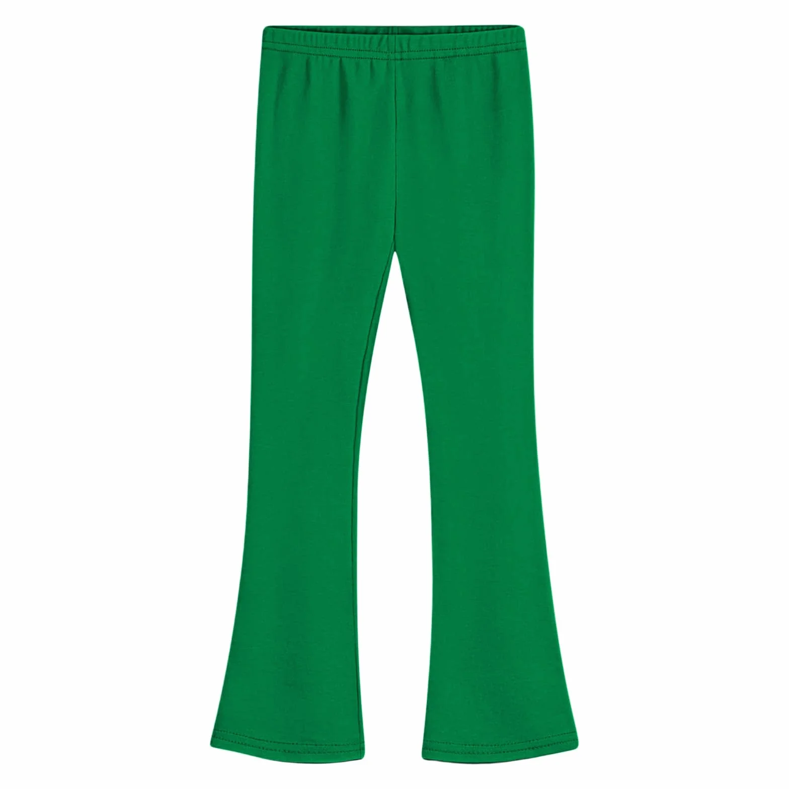 Legging évasé enfant fille doublé polaire thermique extensible taille haute danse yoga pantalon décontracté