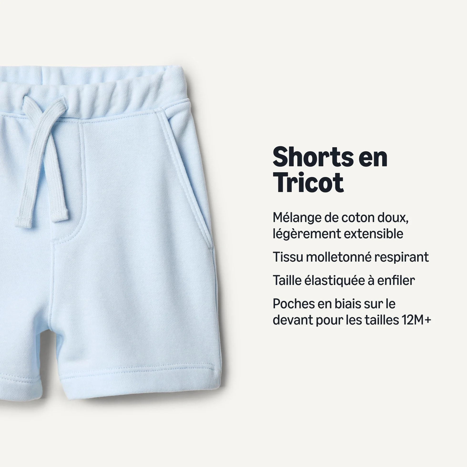 Amazon Essentials Sofia Grainge Short Bébé Garçon Maille Tissu Éponge Lot de 2
