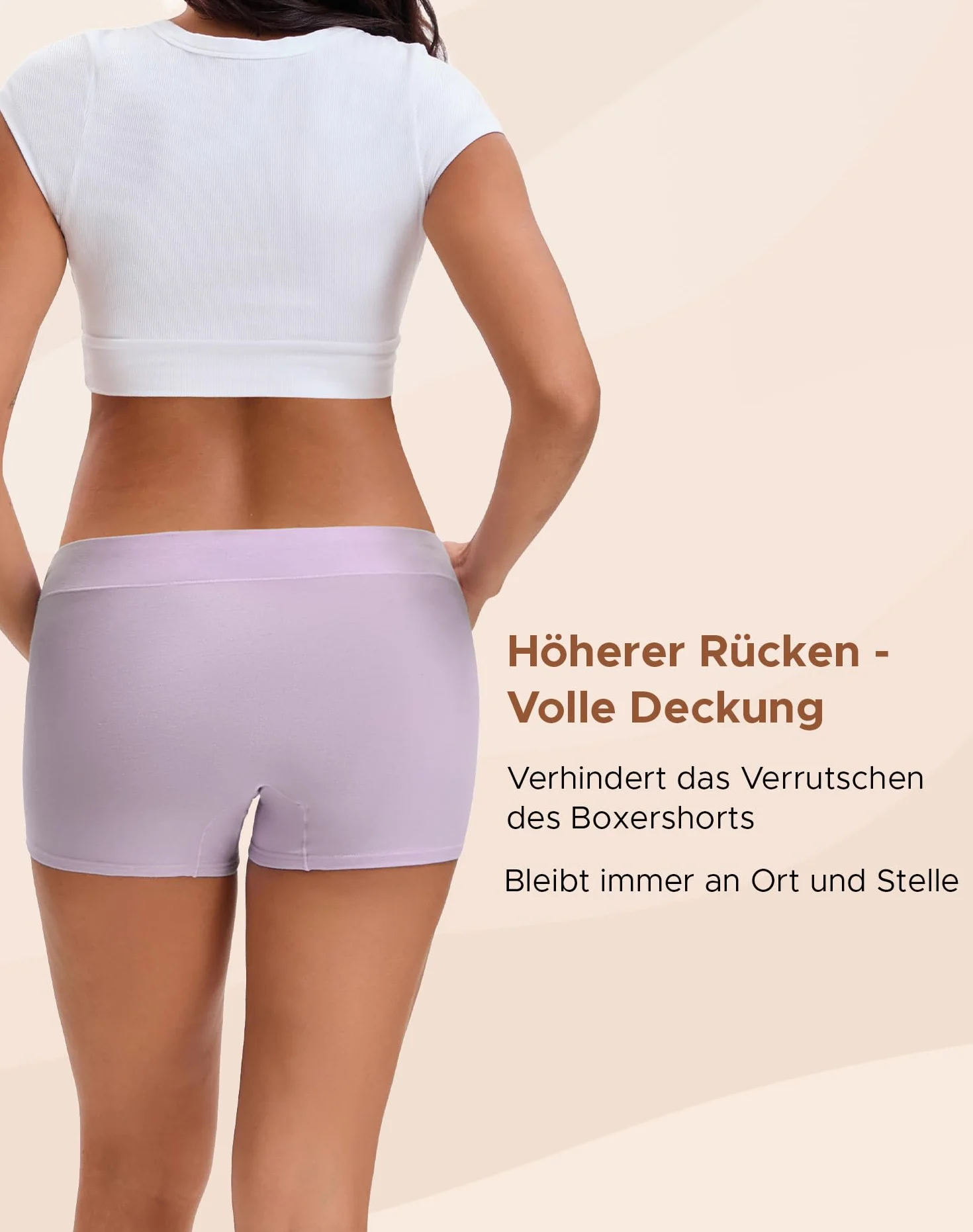 INNERSY Shorty Culotte Grossesse Coton Elastique Boxer Maternité Taille Basse Lot de 4