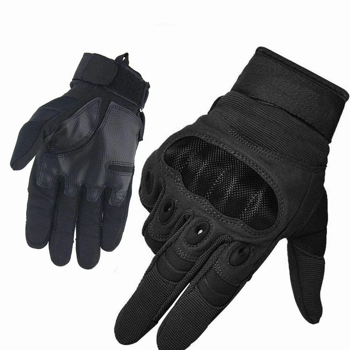Gants Tactiques Plein-Doigt Hommes Mi-Saison Sport de Plein Air Combat Moto Airsoft Chasse