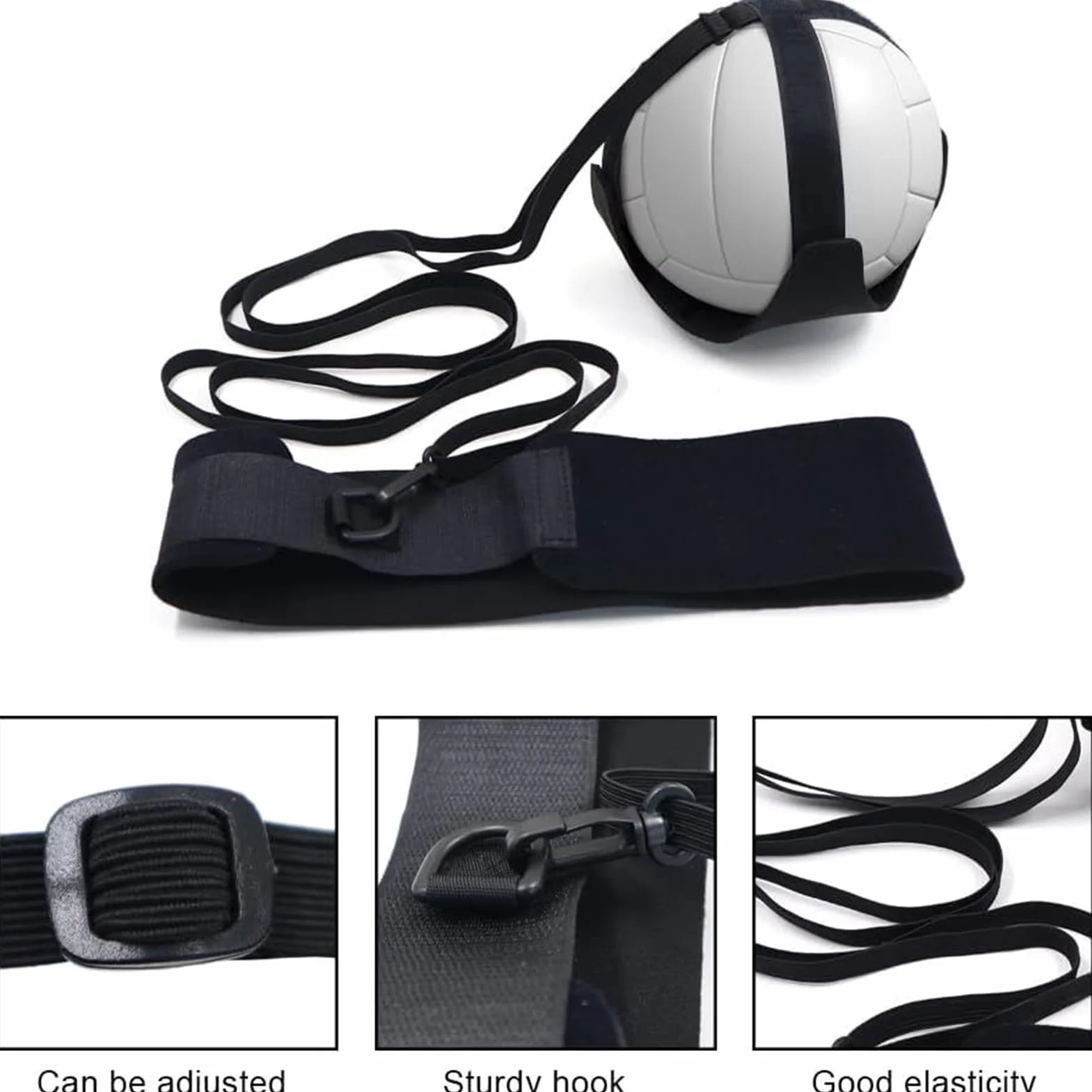 Équipement d'Entraînement de Volley-Ball pour Débutants - Set de Service et Smash avec Accessoires