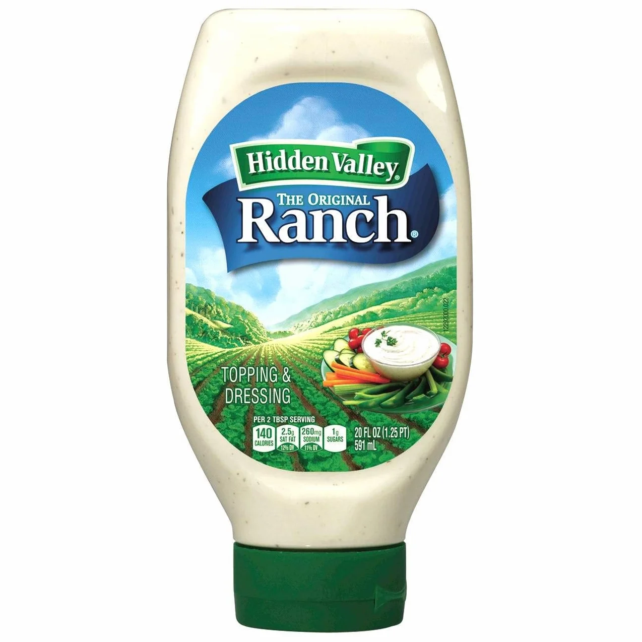 Hidden Valley Ranch, vinaigrette & garniture, bouteille originale de 591 ml (lot de 2)