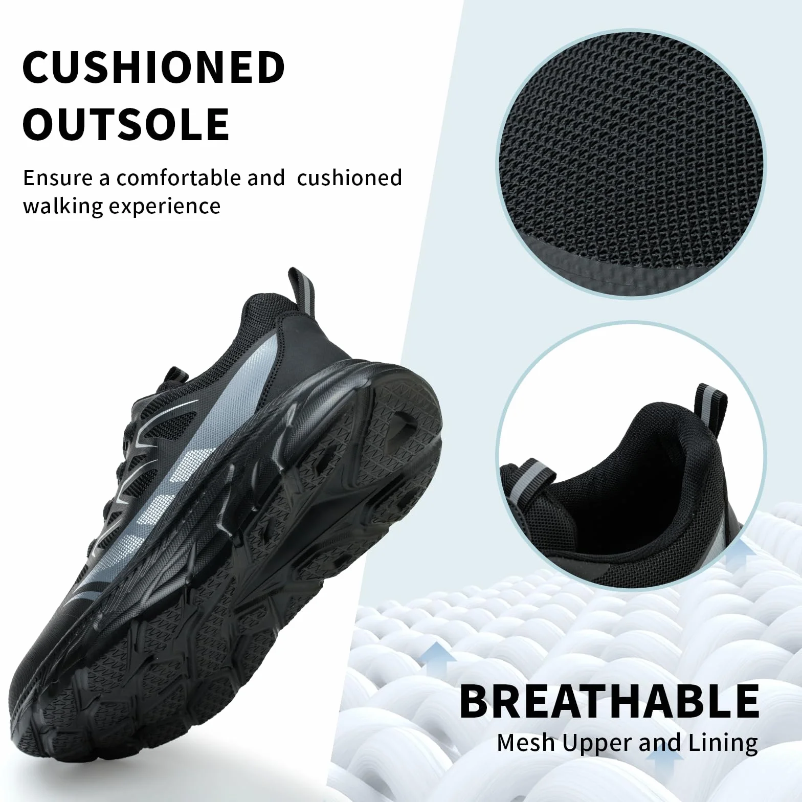 Chaussures de Sécurité Hommes Légère Basket Securite Femme Chaussures de Travail Embout en Acier Respirantes Antidérapante