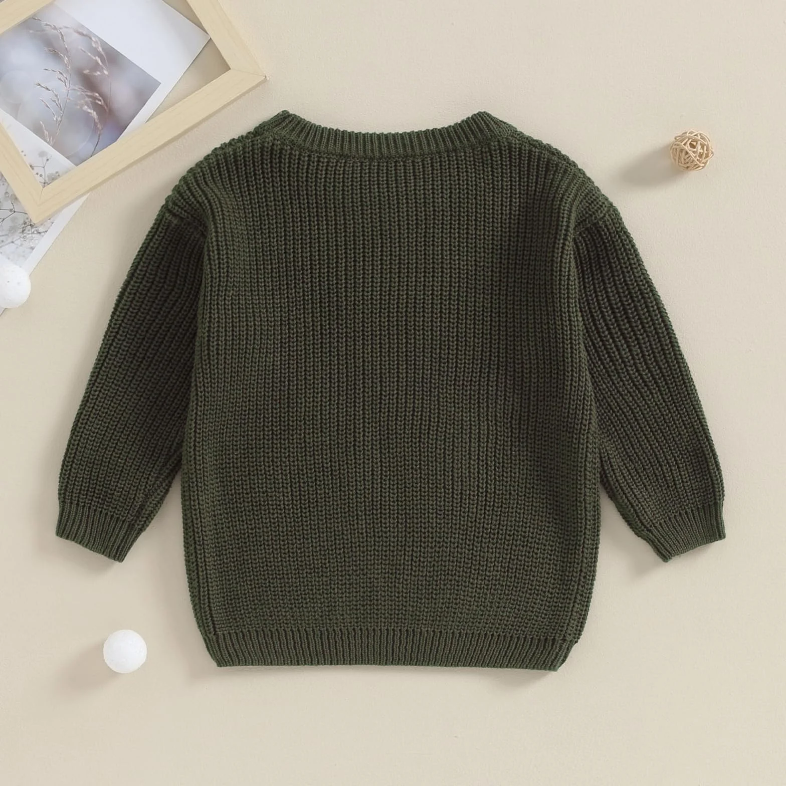 Pull Tricoté Bébé Garçon Big Brother Lil Brother Broderie Frères Matching Tenue surdimensionné Manches Longues