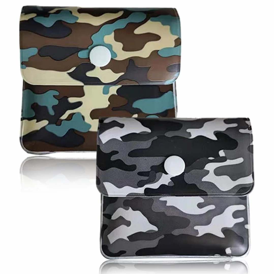 Cendrier de Poche Portable Compact Mini Réutilisable pour Fumeur Voyage Plein Air Bureau