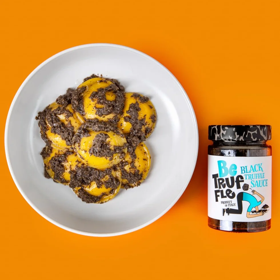 Be Truffle - Sauce à la truffe noire 180g - Fabriquée en Italie - Végan, sans gluten, sans cholestérol