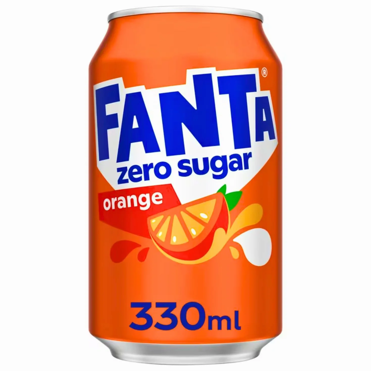 Fanta Boisson orange douce du zéro 330 ml (24 boîtes)