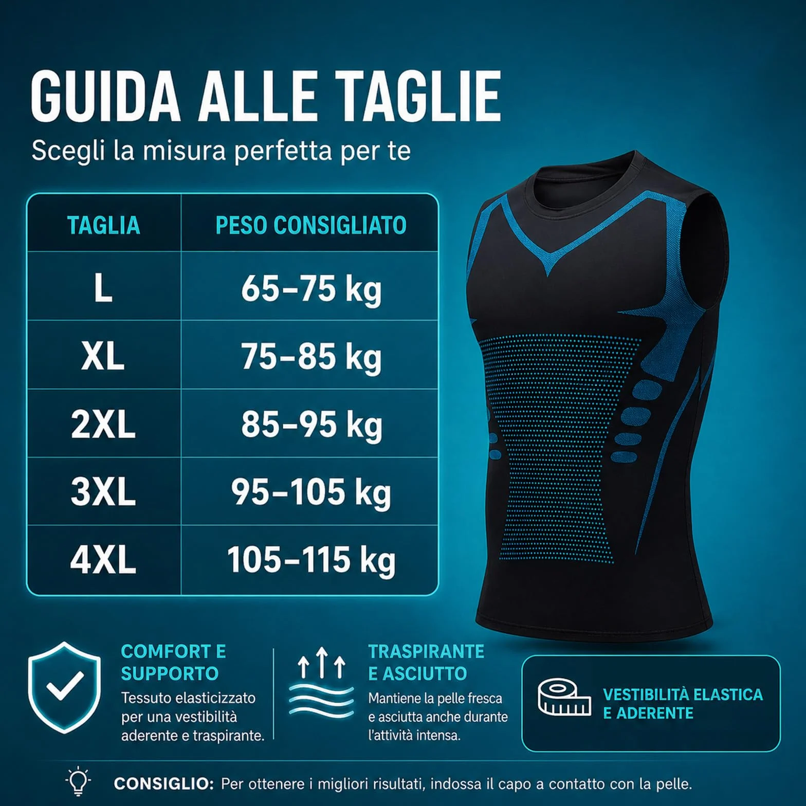 Lumoria Debardeur Homme Tshirt Ventre Plat Compression Tissu Léger Respirant Extensible Athlétisme Course Entraînement