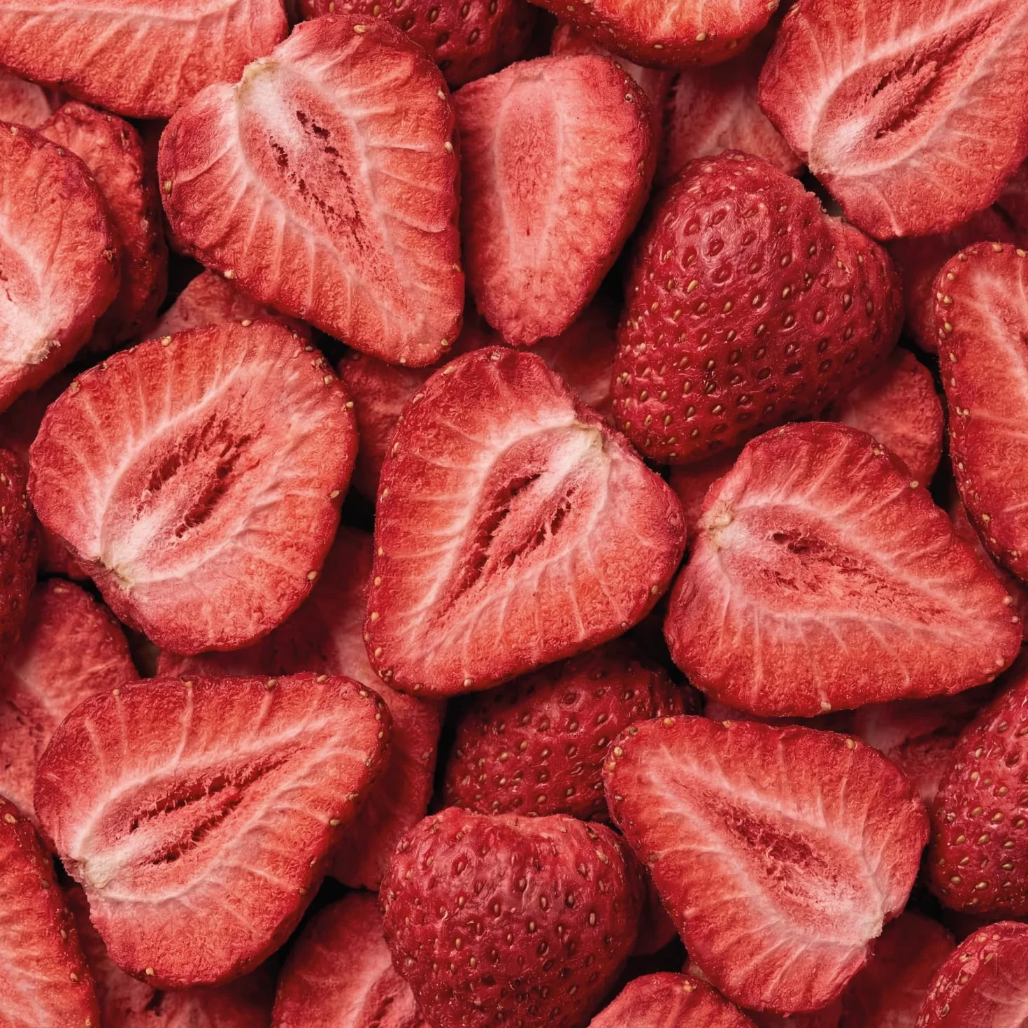 nut&me Fraises Lyophilisées en Tranches 350 g – 100% Fraise séchée, fruits Freeze Dried croquants, snack sain - sans sucres ajoutés, additifs, gluten ni OGM - sachet refermable ZIP