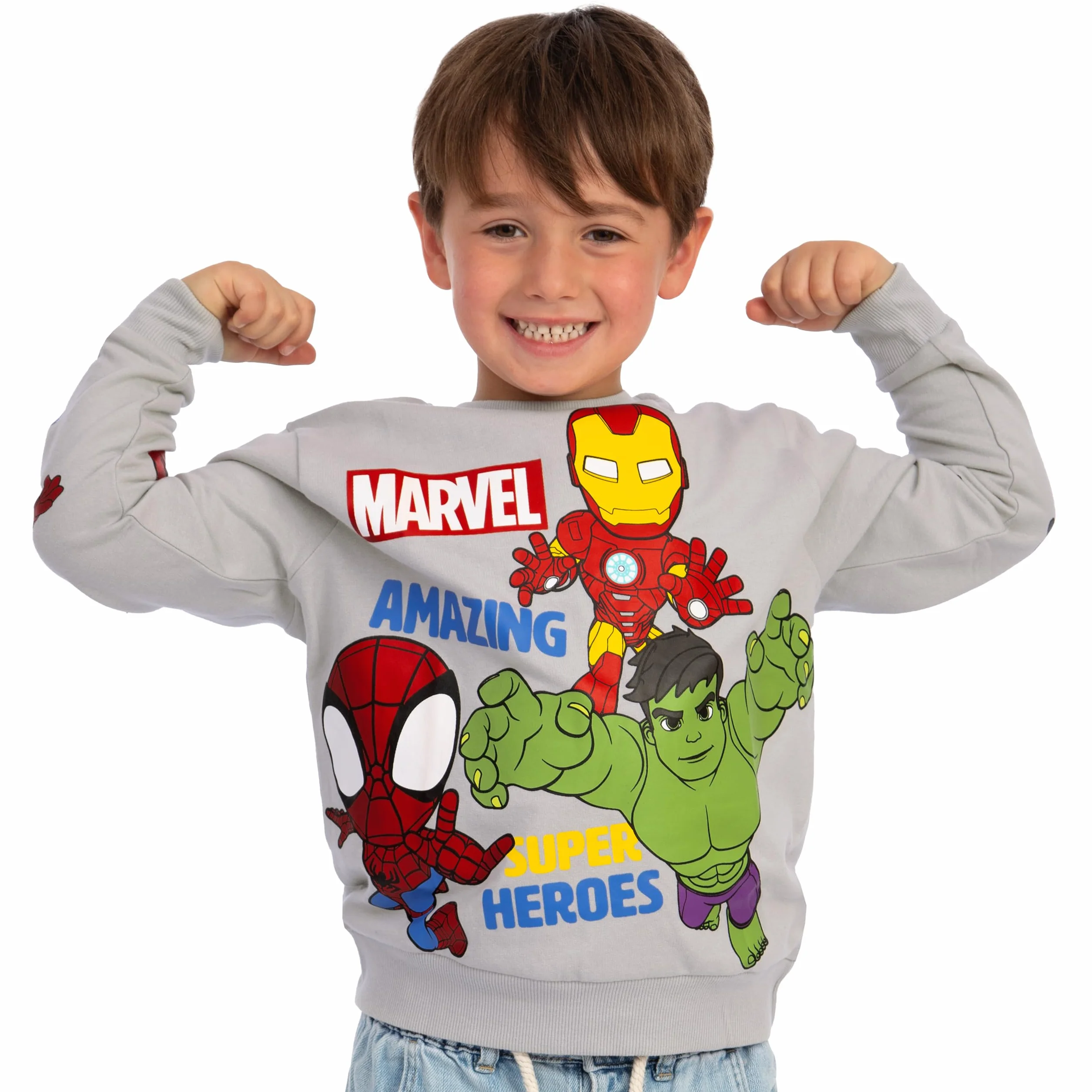 Marvel Spidey et Ses Amis Extraordinaires Sweatshirt Garçon Super-héros