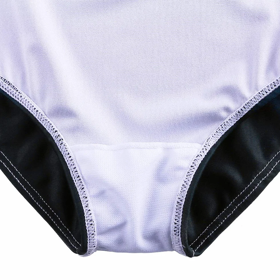 Justaucorps de Gymnastique avec Paillettes Manches Longues en Tulle
