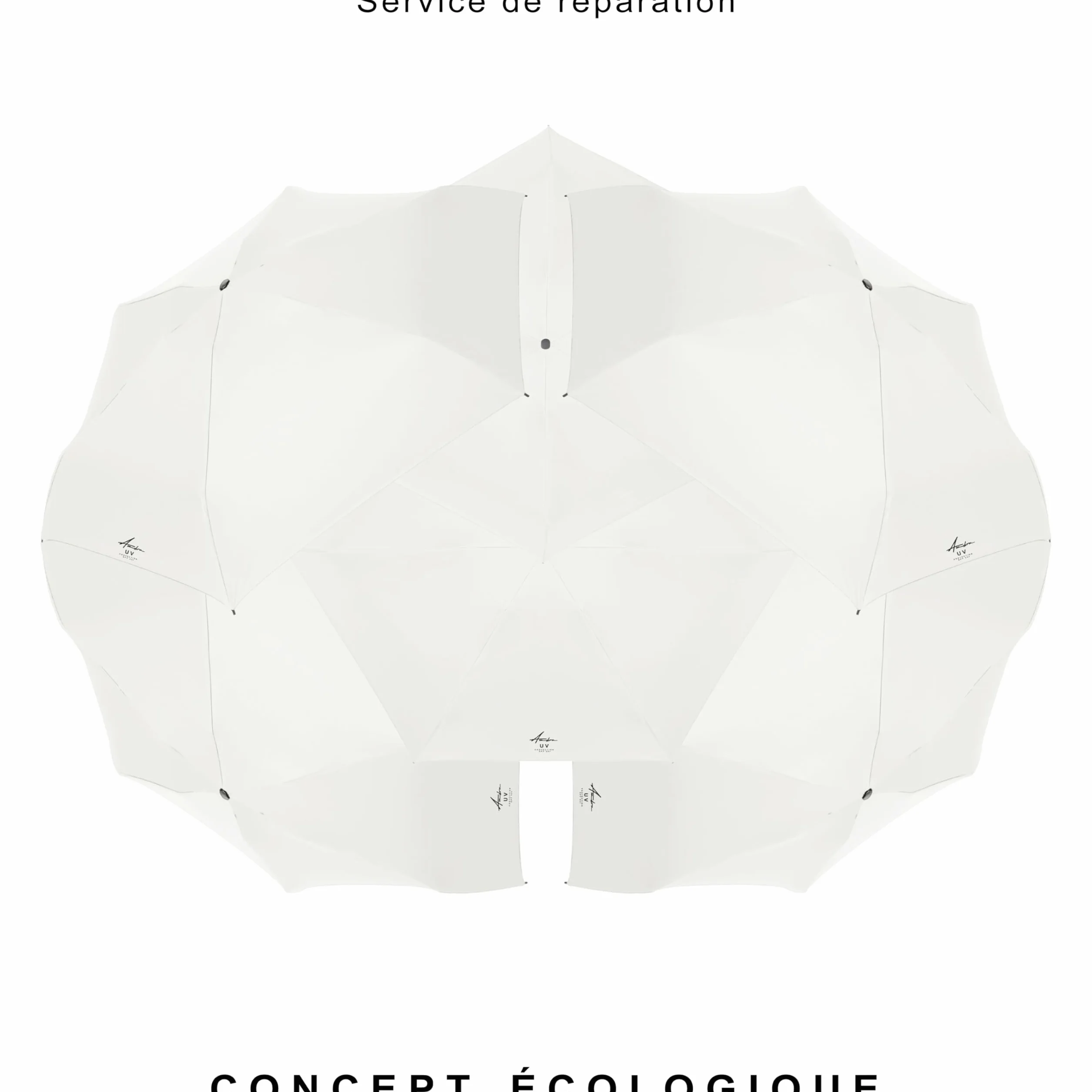Parapluie pliant compact anti UV pour femmes hommes