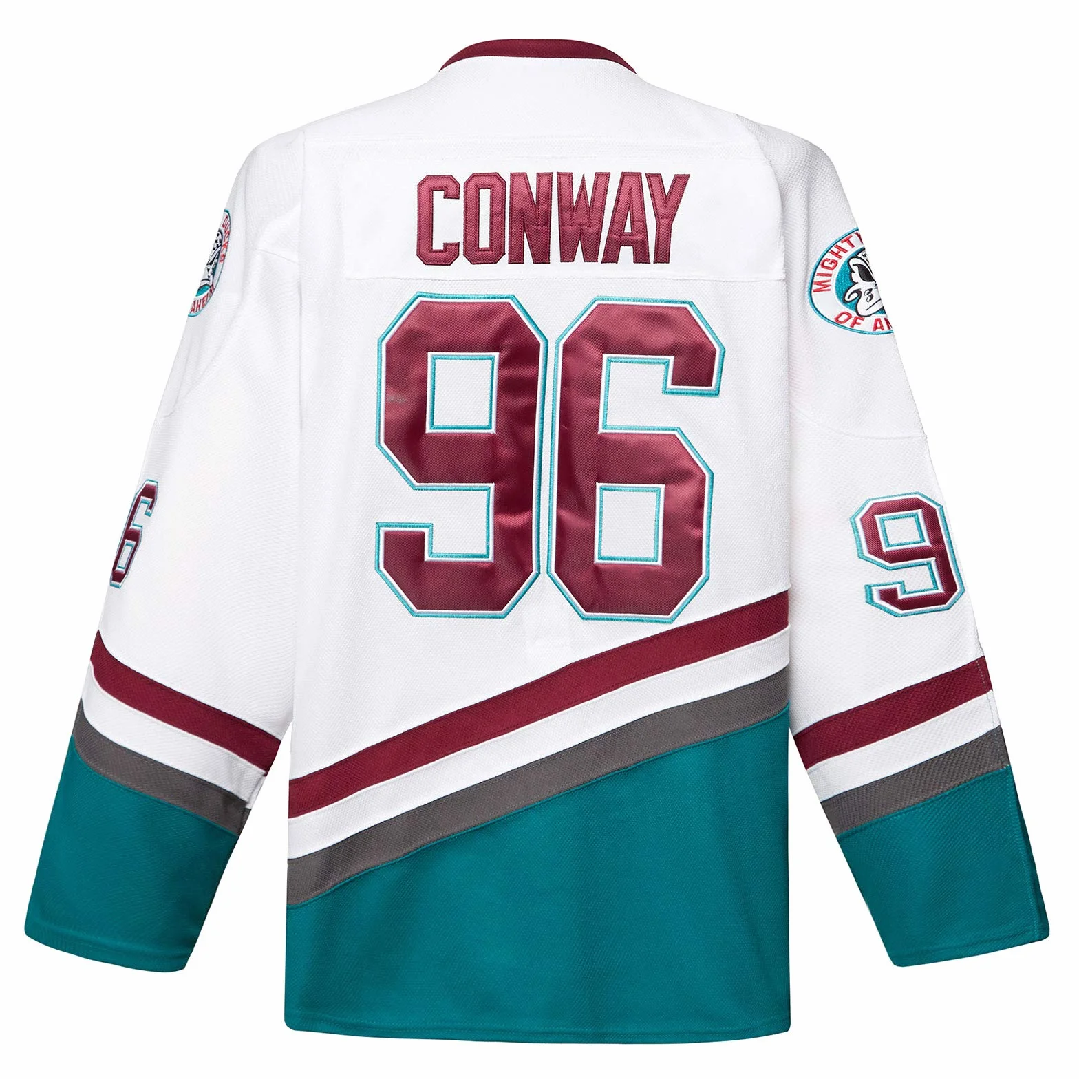 Mighty Ducks Maillot de hockey sur glace Charlie Conway S-L Taille jeune Années 90