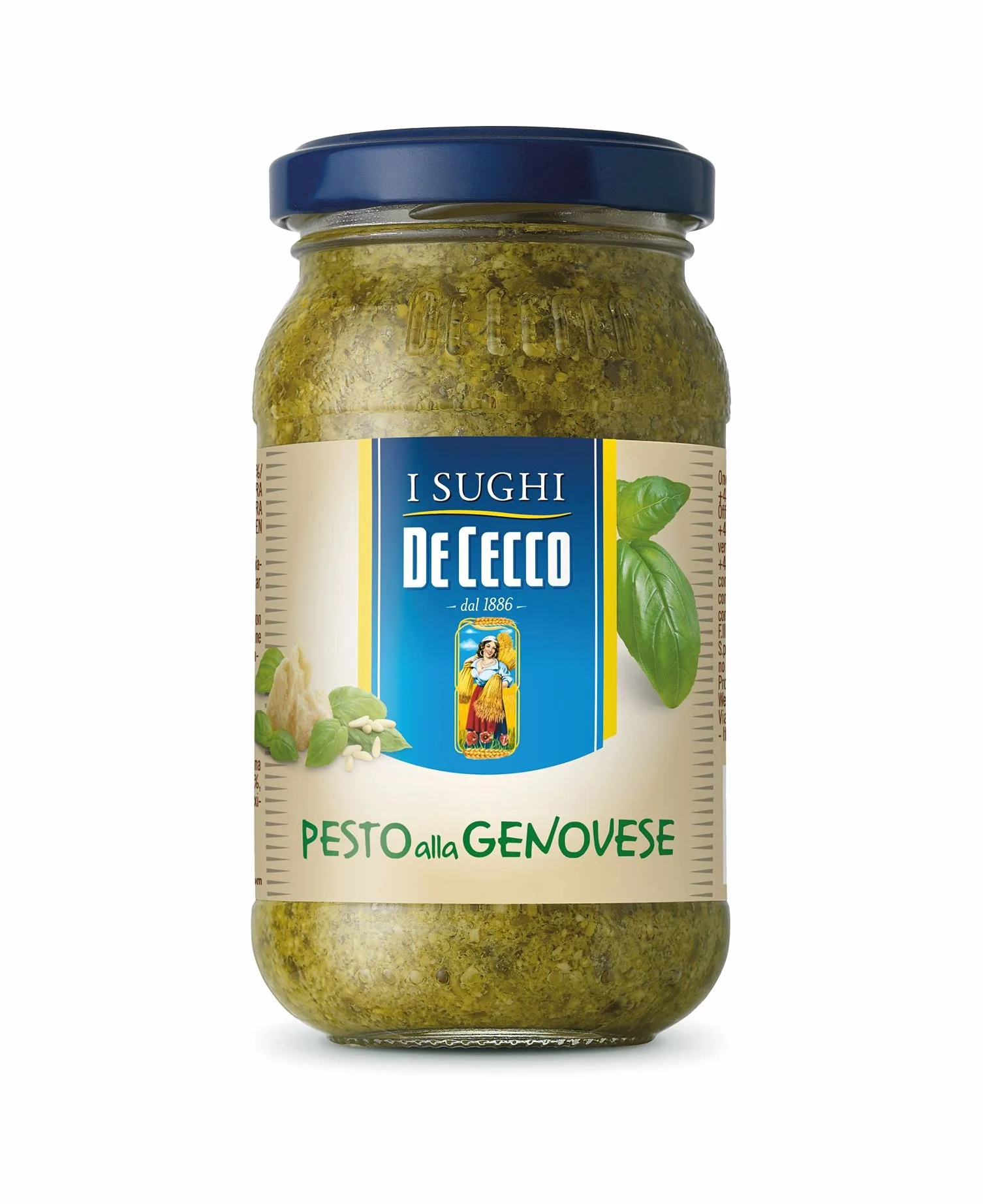 De Cecco Sauce Pesto Alla Genovese 200gr - Lot de 4