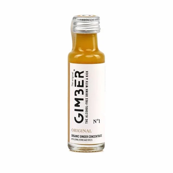 Gimber N°1 Original - Boisson concentrée de gingembre bio - Format shot - Mignonnette de 20ml