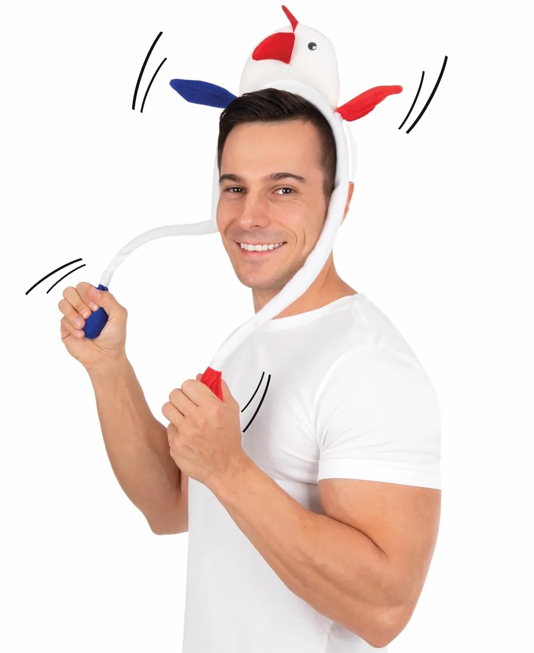 P'tit Clown Serre-Tête Bleu Blanc Rouge - Accessoire France