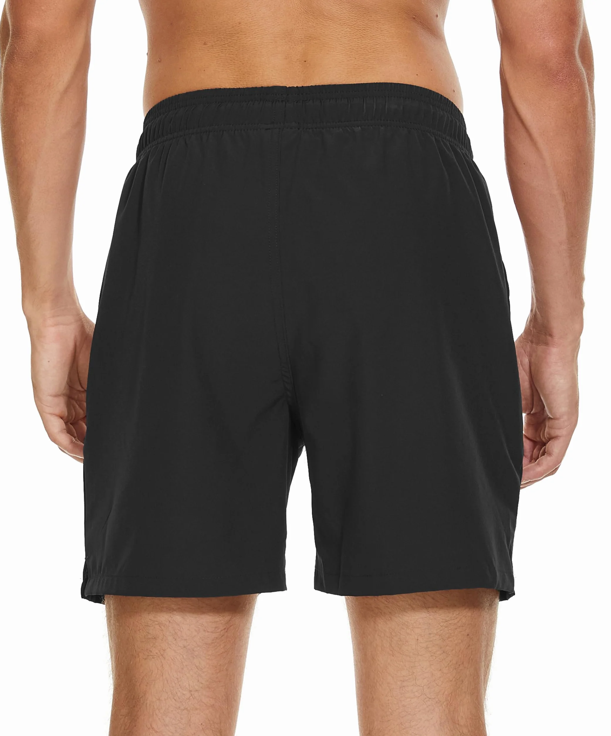 Shorts de Bain Homme Séchage Rapide Poche Zippée 2 en 1 Doublure Compression Maillot de Bain Natation Piscine Fitness