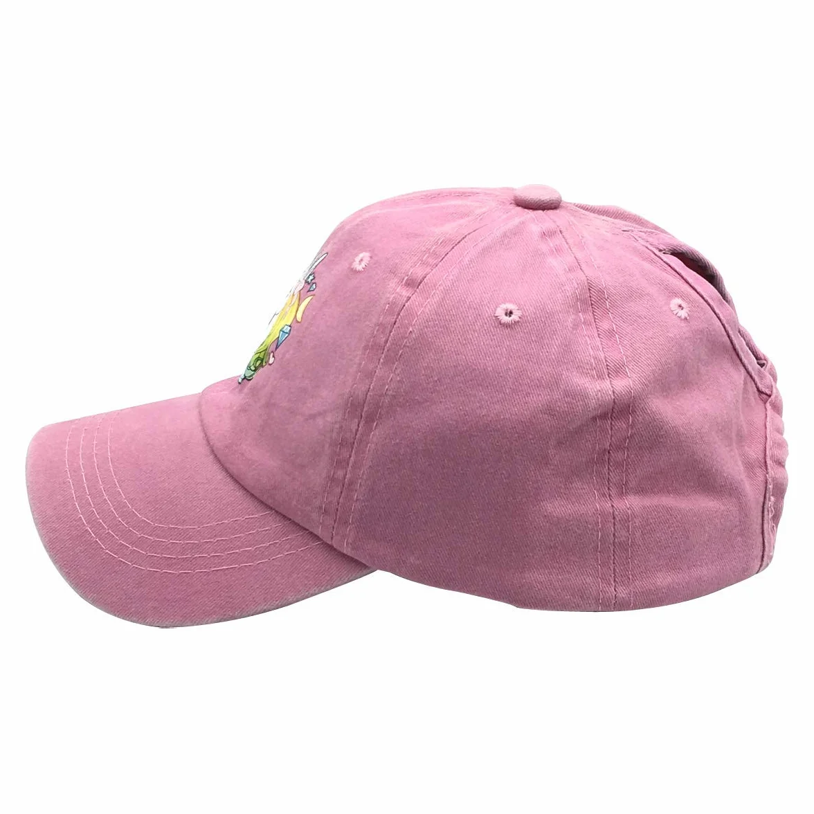Casquette de Baseball Licorne Anti-UV Filles 3-12 Ans Rose
