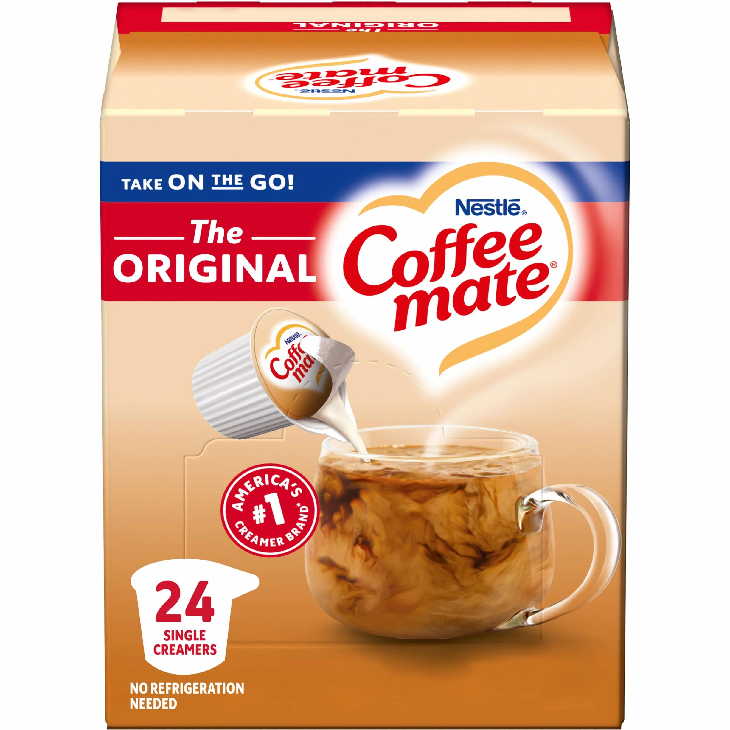 Crème à Café Liquide Nestlé Coffee-Mate Original (24 portions x11ml) Importation US
