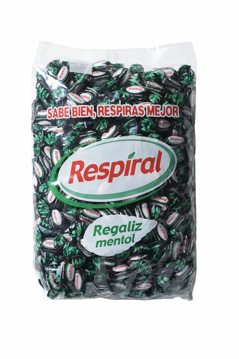 Cadburry Caramelos respiral regaliz mentol bolsa 1 kg