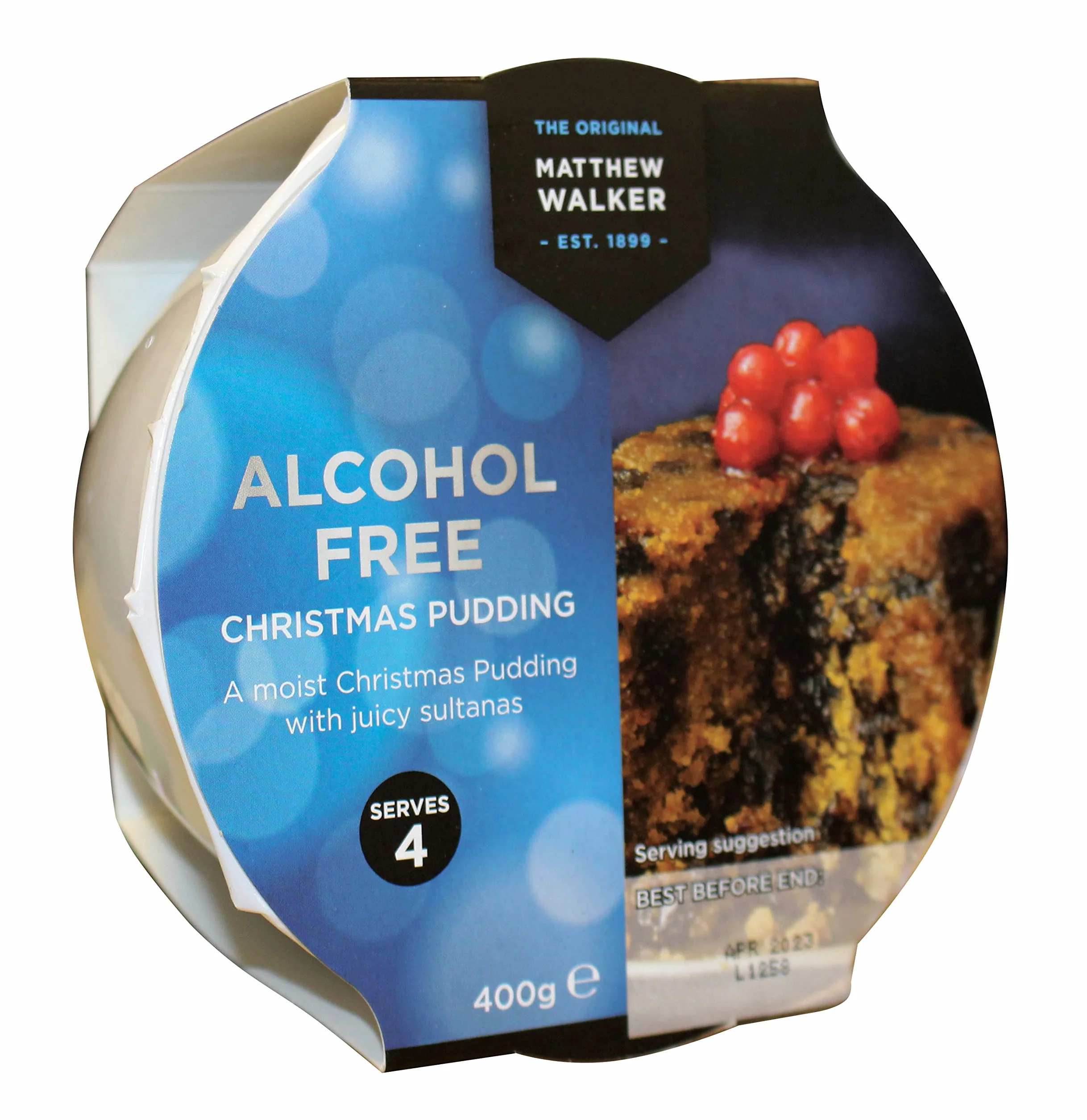 Matthew Walker Pudding de Noël sans alcool, 400 g