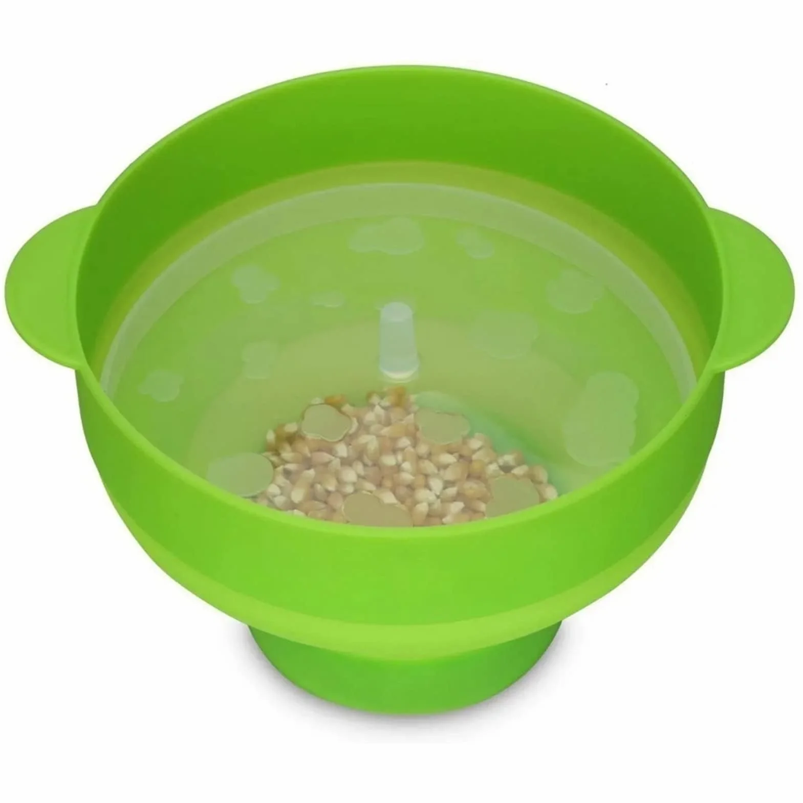 Atyhao Popcorn en Silicone pour Ondes, Portable, Pliable, Facile à Utiliser, Facile à Nettoyer et Facile à Ranger.