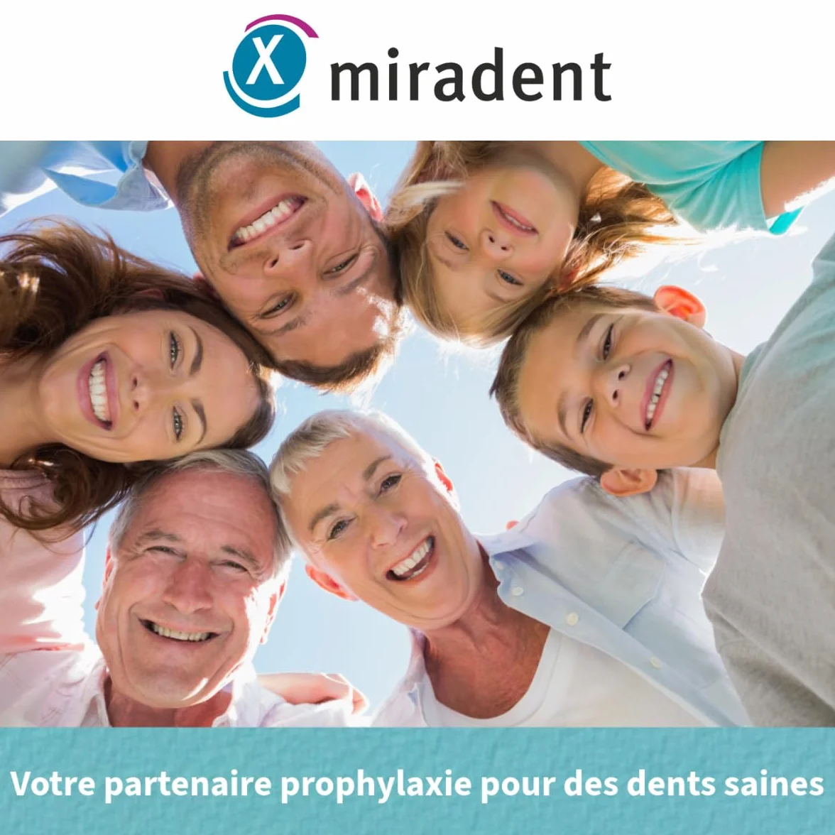 Miradent Chewing-gum dentaire au xylitol Pack économique 200 pcs goût Spearmint sans sucre vegan