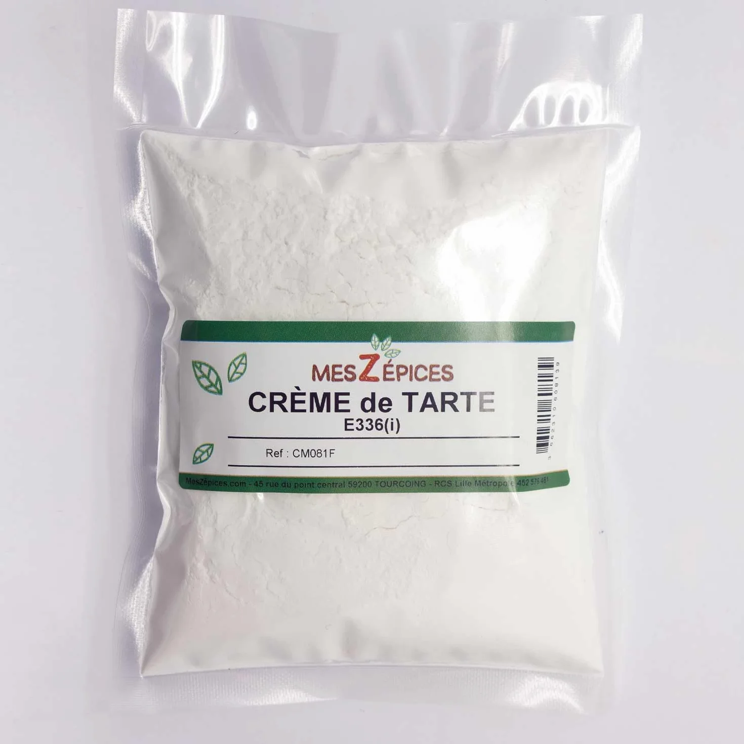 Crème de tartre E336(i) - Sachet de 100 g