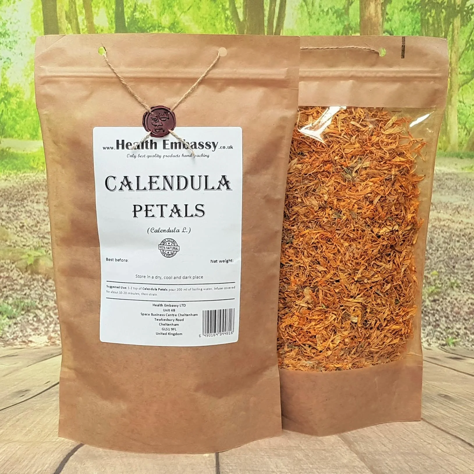 Health Embassy Pétales de Calendula Tisane | Calendula L | Calendula Petals (25g)