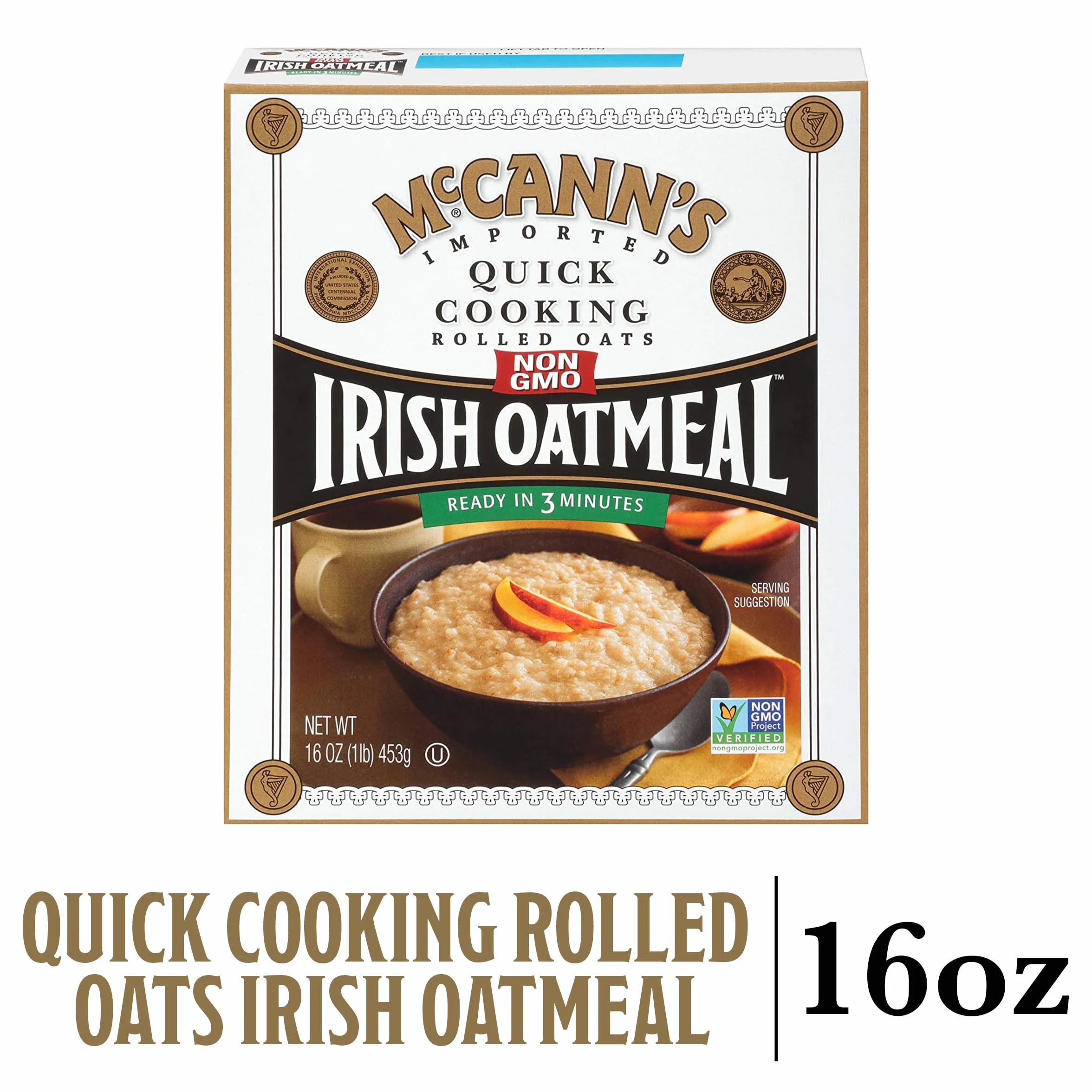 Mccann's Quick Cook Irish Oatmeal (12x16 Oz)