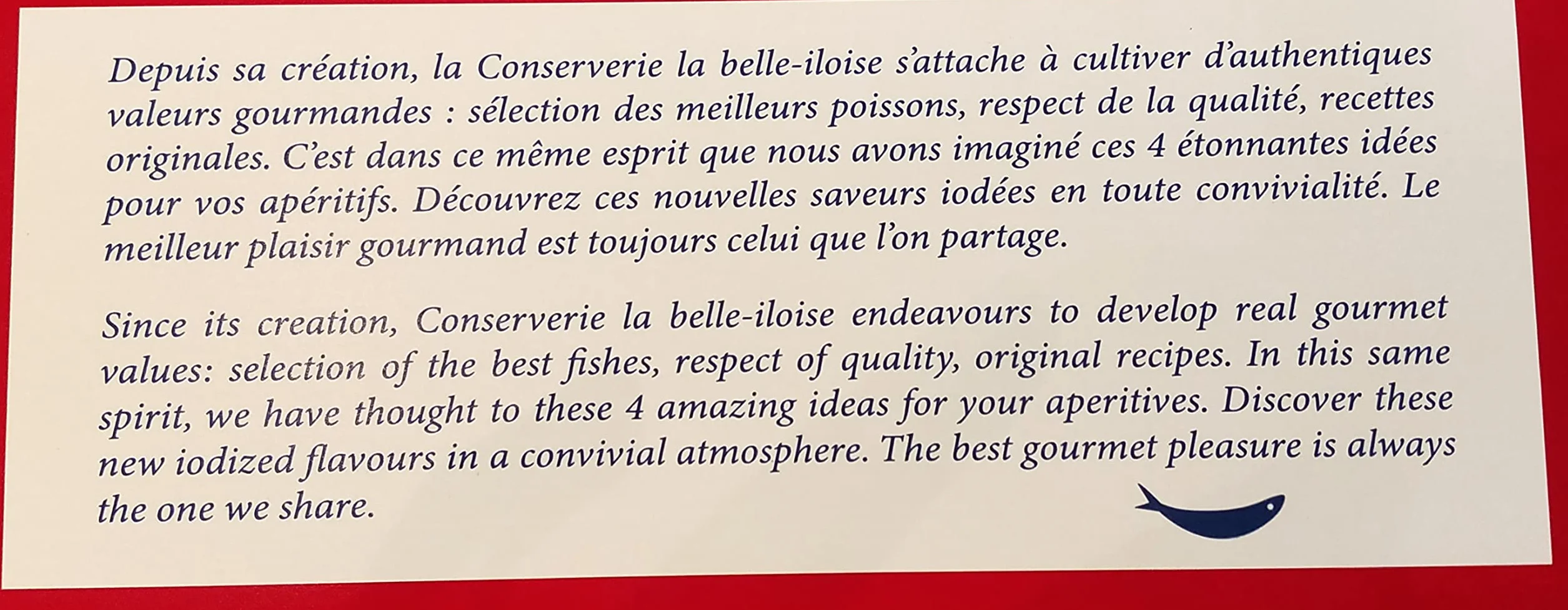 Coffret tartinades apéro belle iloise