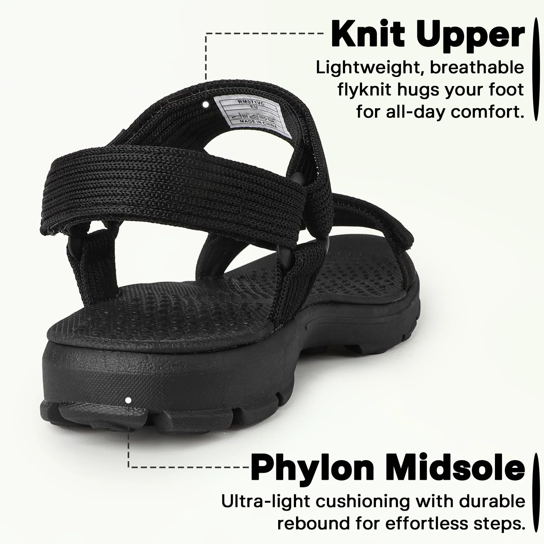 riemot Sandales Sport Femme Homme - Sandale Extérieures Randonnée Confortables Légères Antidérapantes Réglables Plage Été Chaussures Marche Sports Loisirs