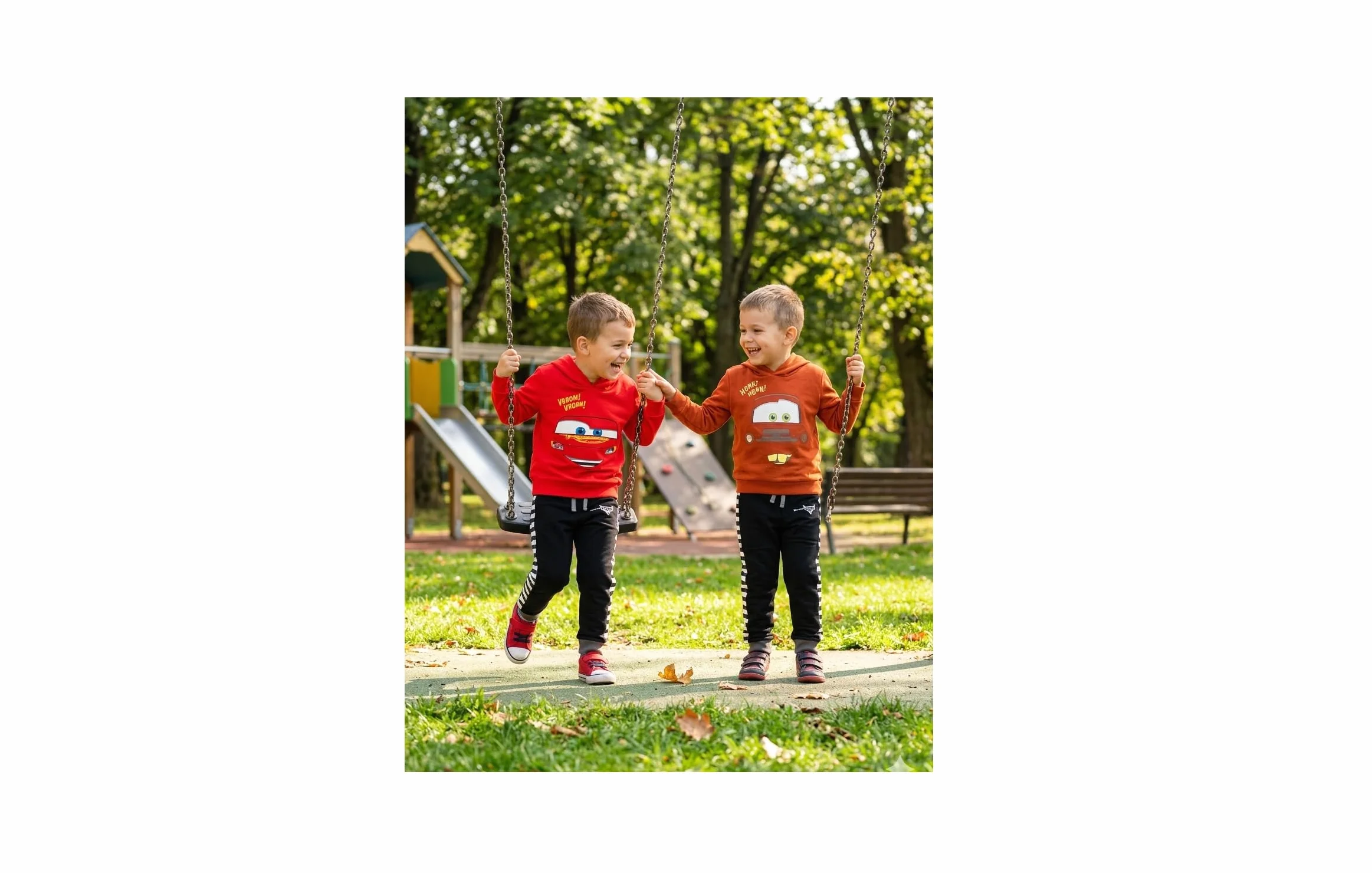 Disney Cars Ensemble Jogging Hoodie et Pantalon Lightning McQueen Martin Enfant Garçon 18 Mois–8 Ans