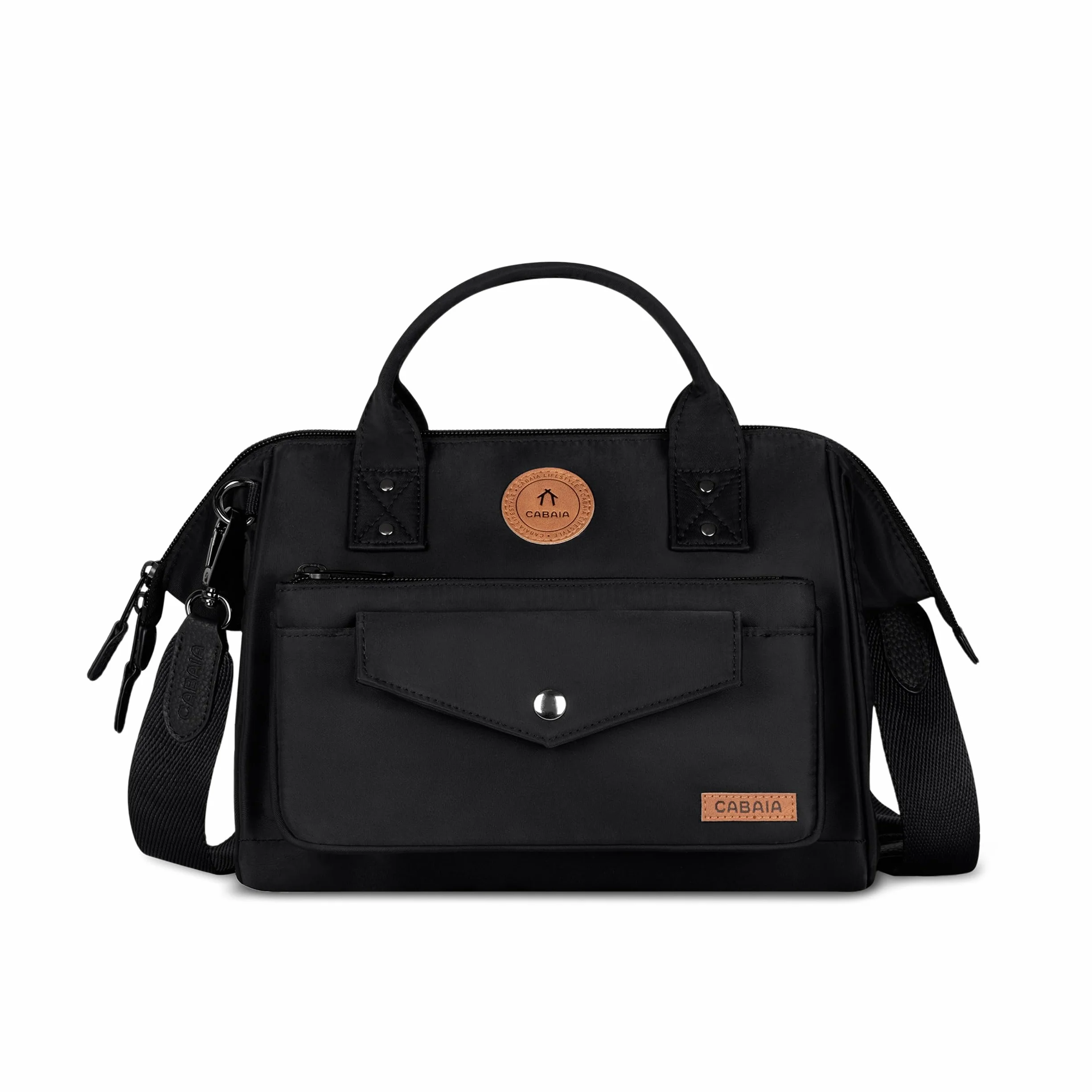 Cabaïa Sac Bandoulière Crossbody Adventurer Medium 5,8L Femme Bandoulière Réglable Ouverture Grand Angle Vegan Déperlant
