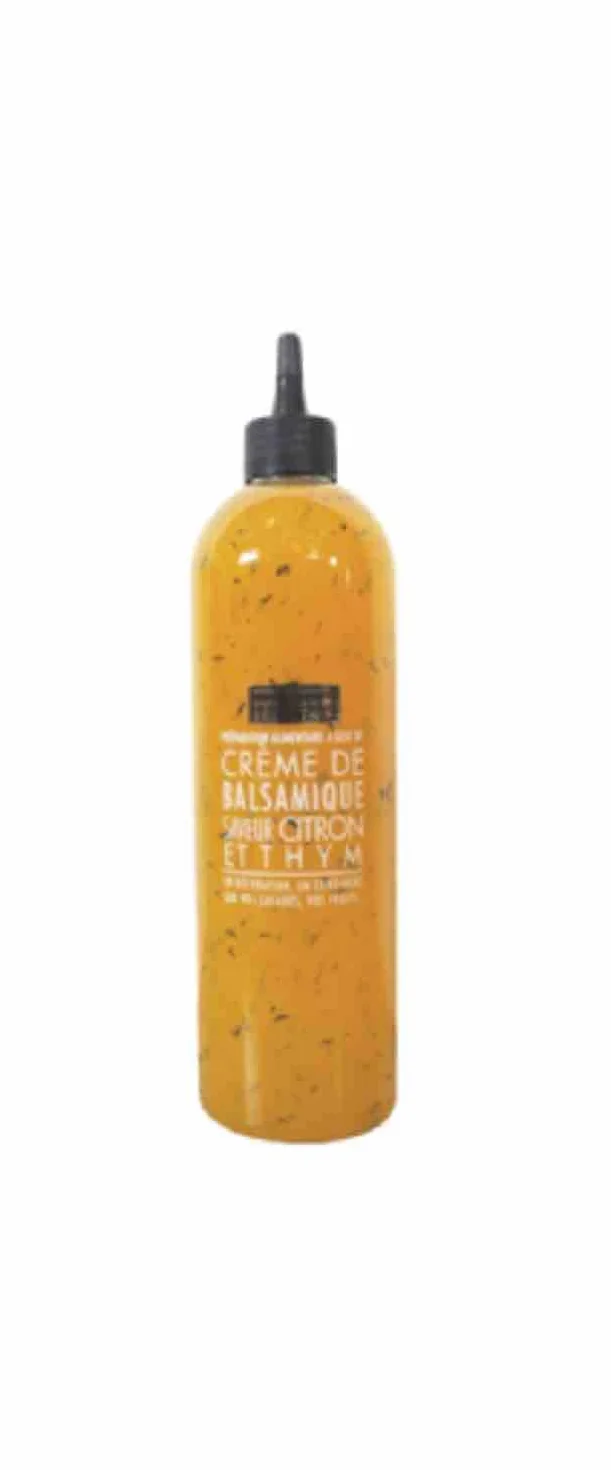 5 Saveurs de Crème de Balsamique Savor Selection 500ml/Bouteilles - Livraison Gratuite France (1 bouteille, Balsamique blanche au citron et thym)