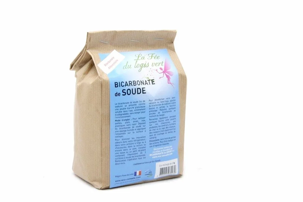 Eco Conseils Bicarbonate de Soude Alimentaire, 1 kg, Poudre Chimique