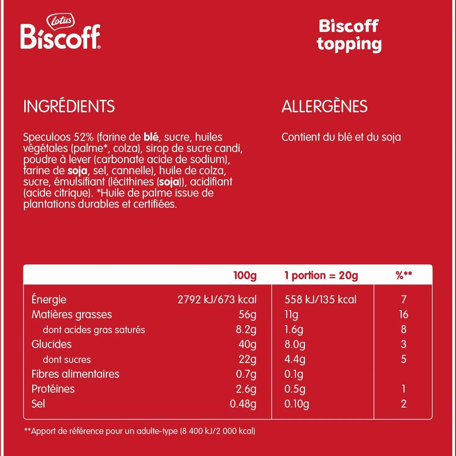 Lotus Biscoff | Sauce Topping | A Partir de Biscuits Original Speculoos | Vegan | Sans Colorant ni Arômes Artificiels | Bouteille Squeeze | 1kg