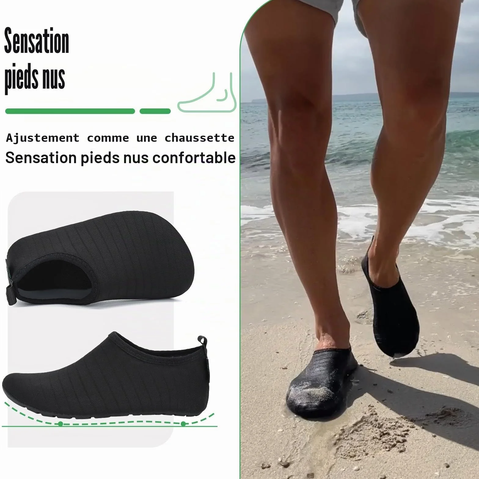 SAGUARO Chaussures Sport Aquatique Mixte Adulte