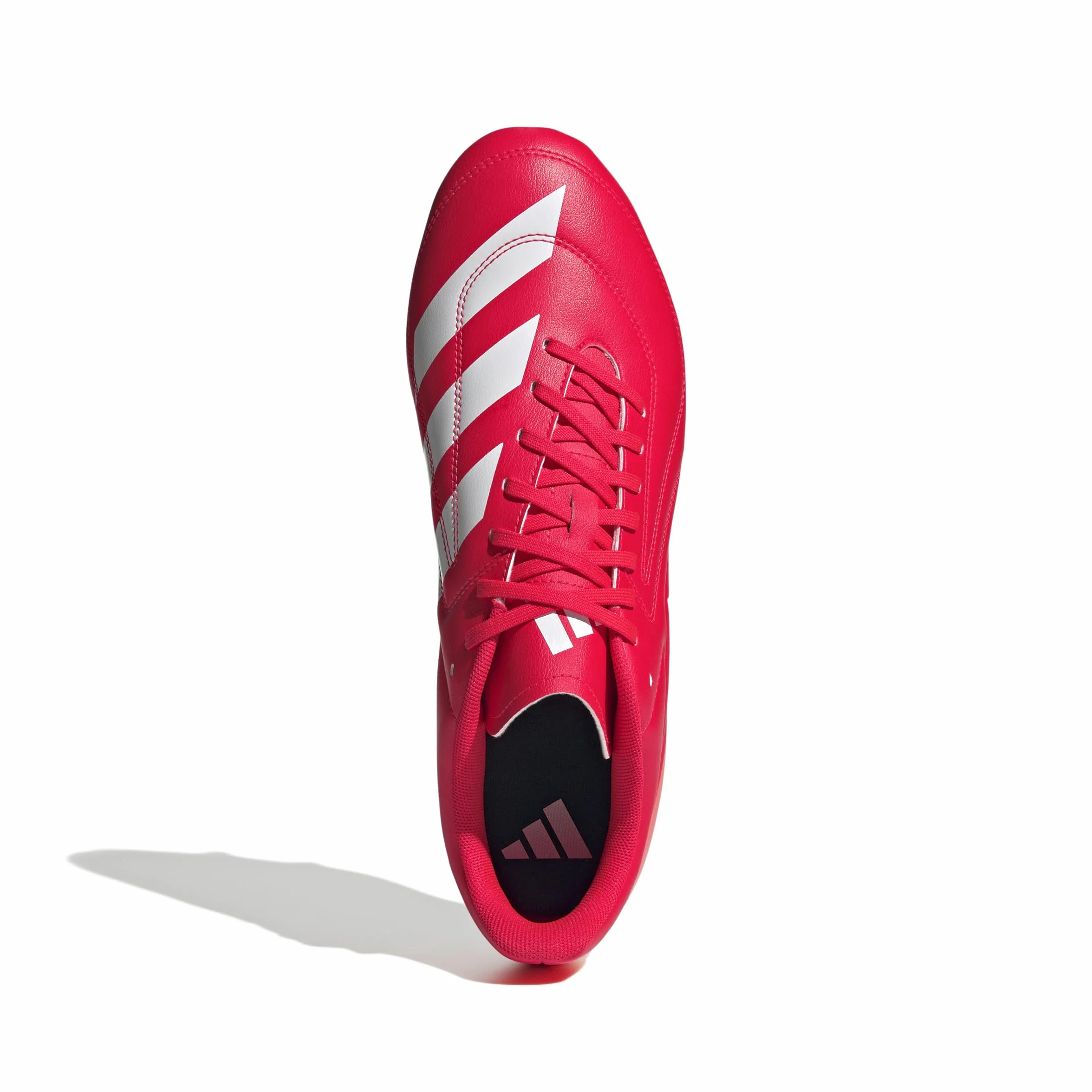 Adidas RS15 Bottes de rugby à terre ferme synthétique rouge