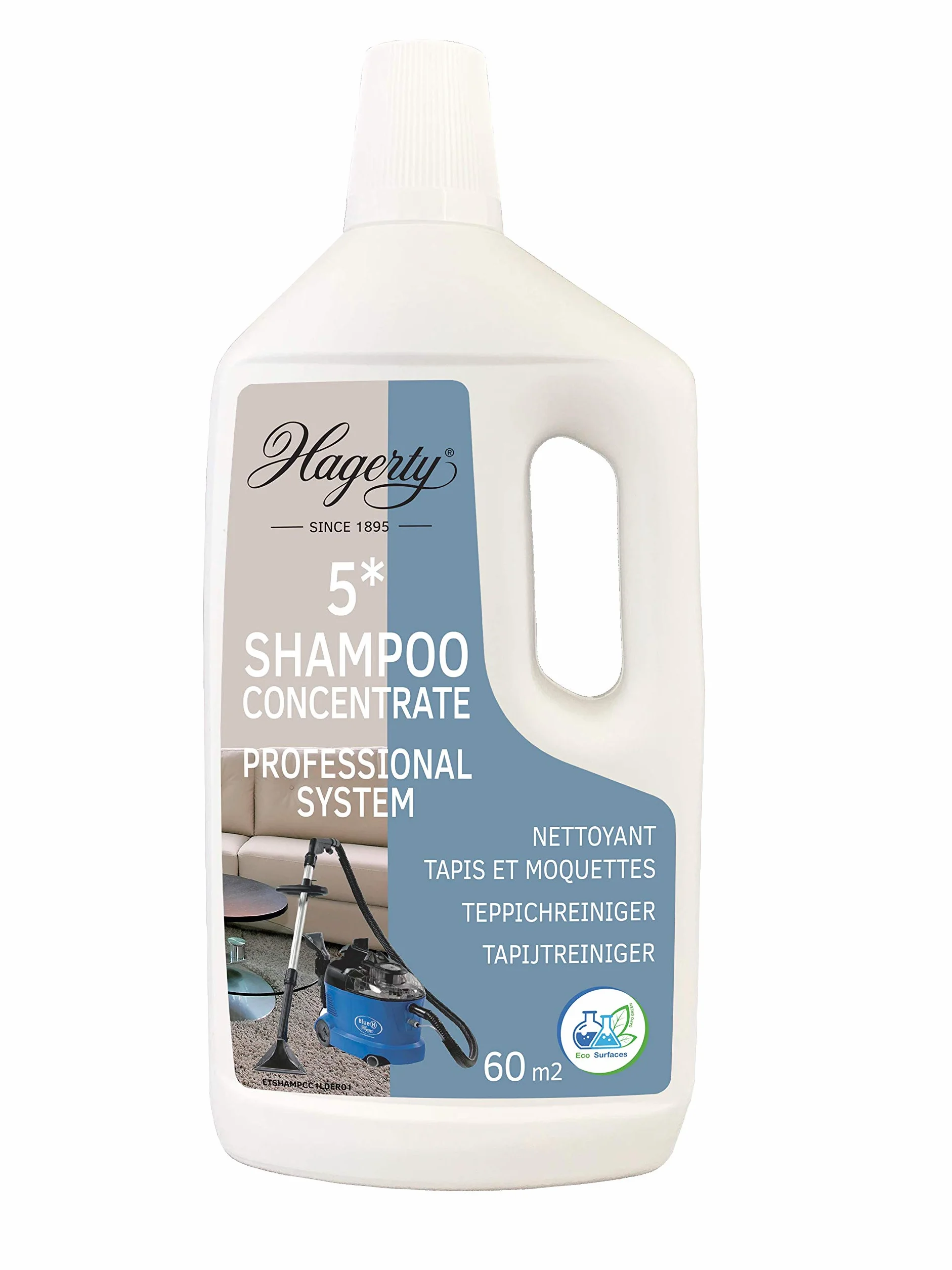 Hagerty - 5* - Shampoing moquette 40 m² - 1000 ml