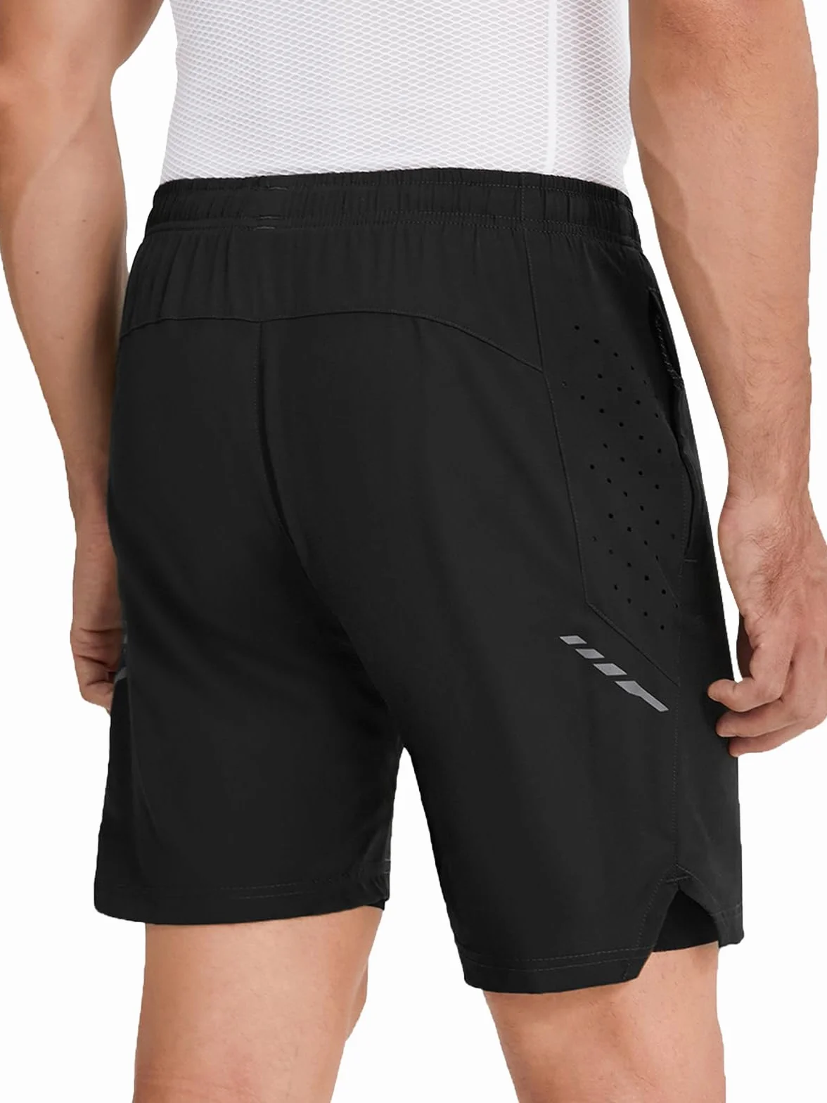 Pantalons de Cyclisme Hommes Coupe Ample Rembourrée Short VTT